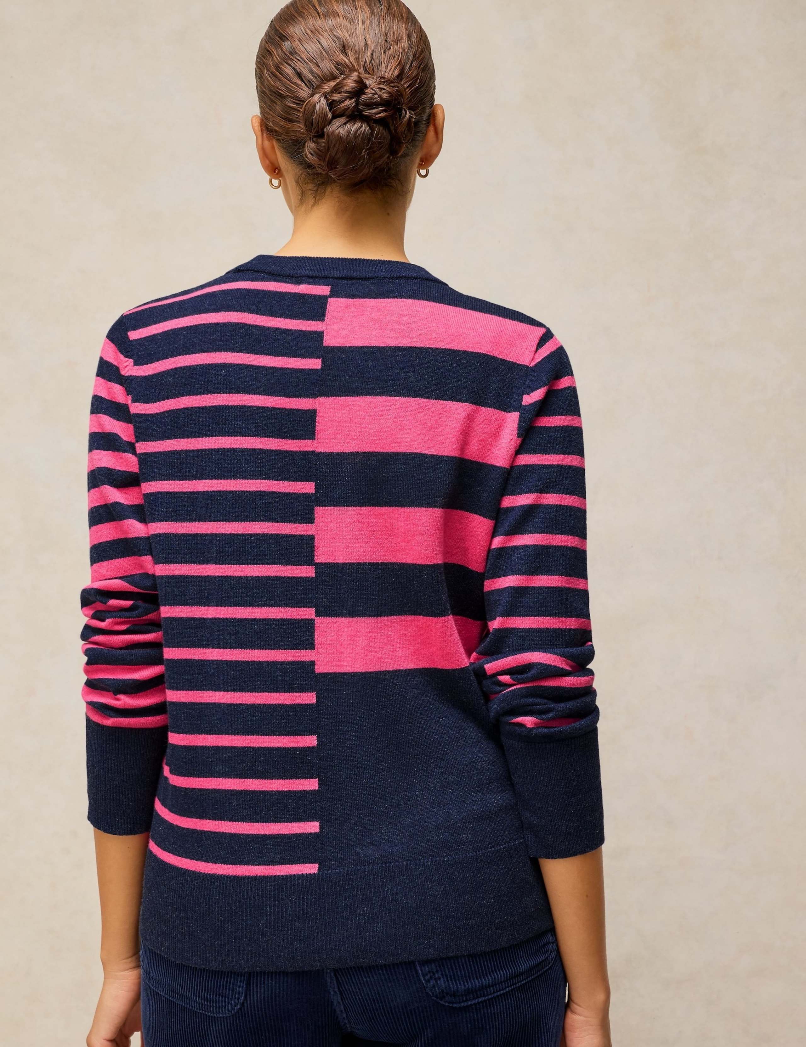 Merino Wool Blend Striped Jumper 4 of 6