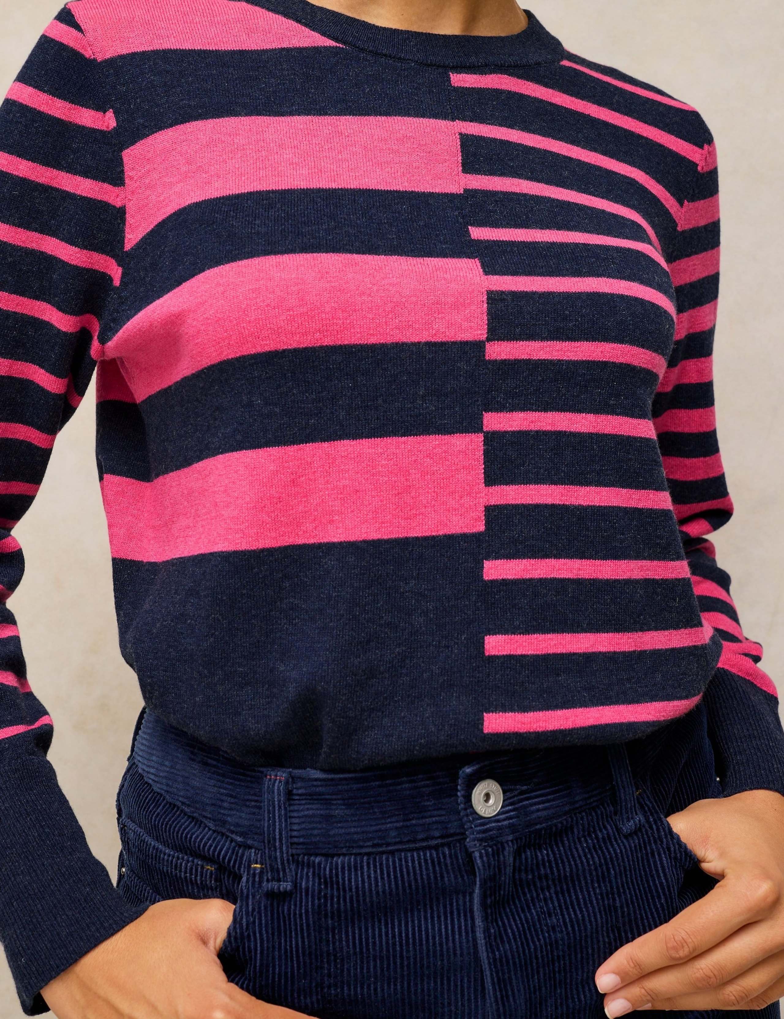 Merino Wool Blend Striped Jumper 5 of 6