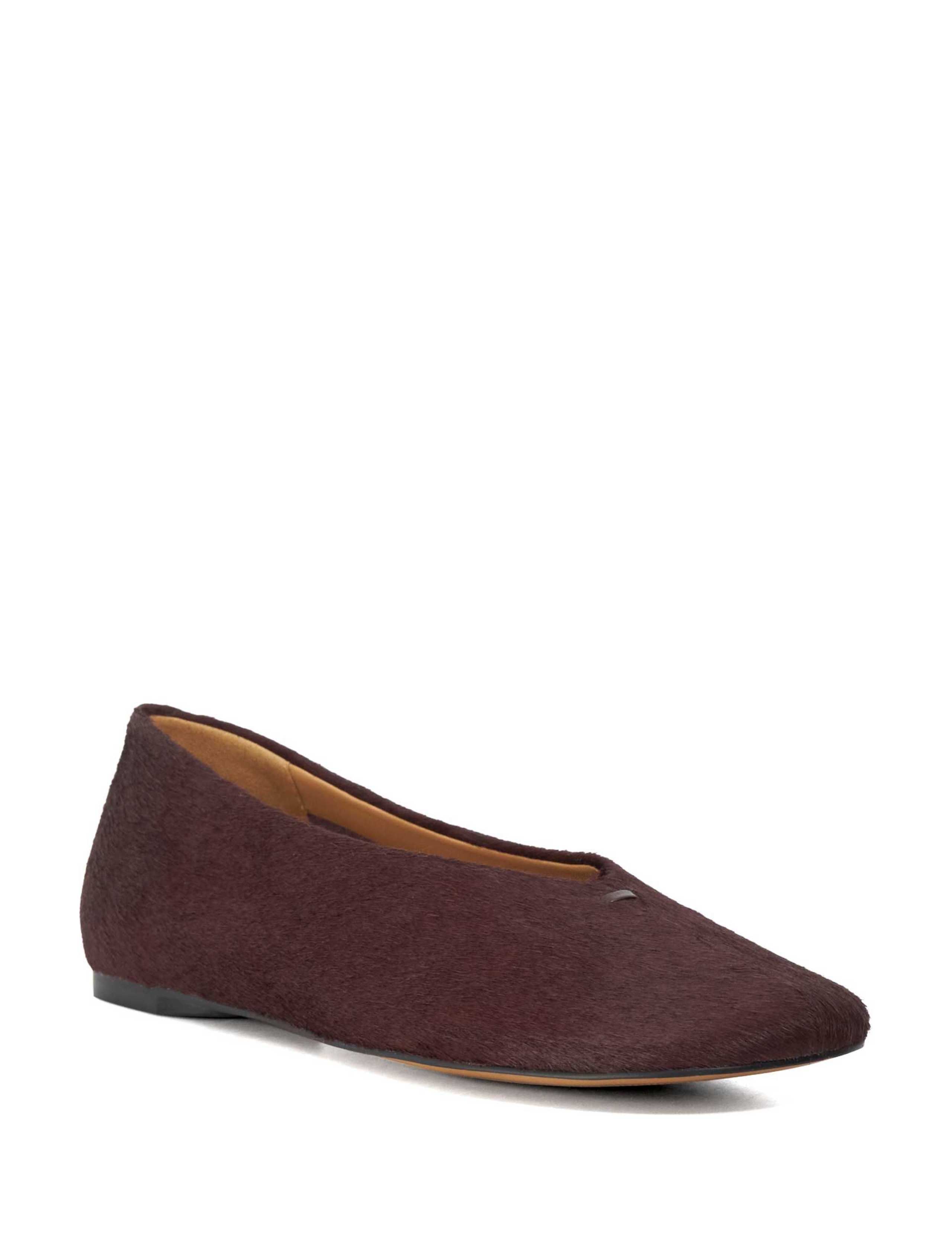 Suede Flat Ballet Pumps 3 of 6