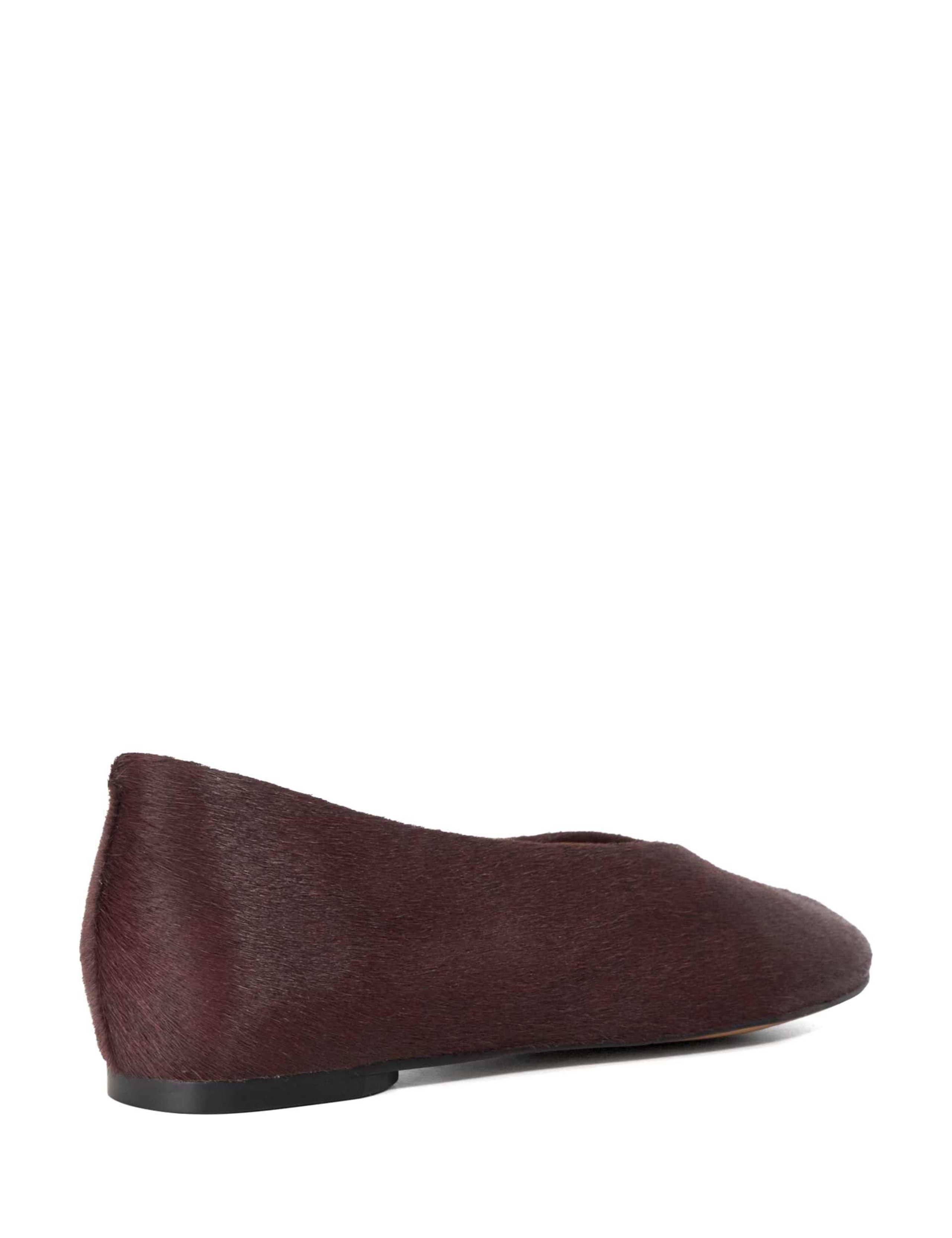 Suede Flat Ballet Pumps 4 of 6