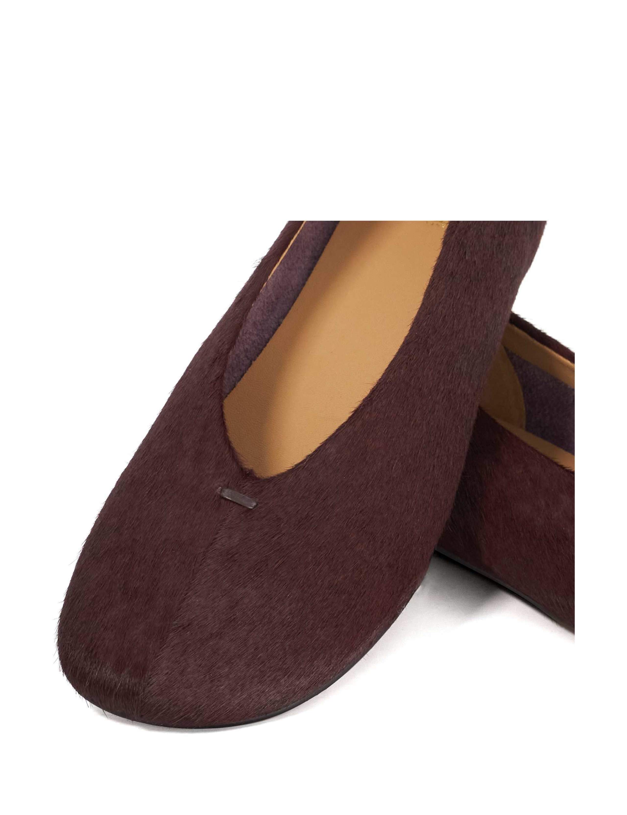 Suede Flat Ballet Pumps 5 of 6