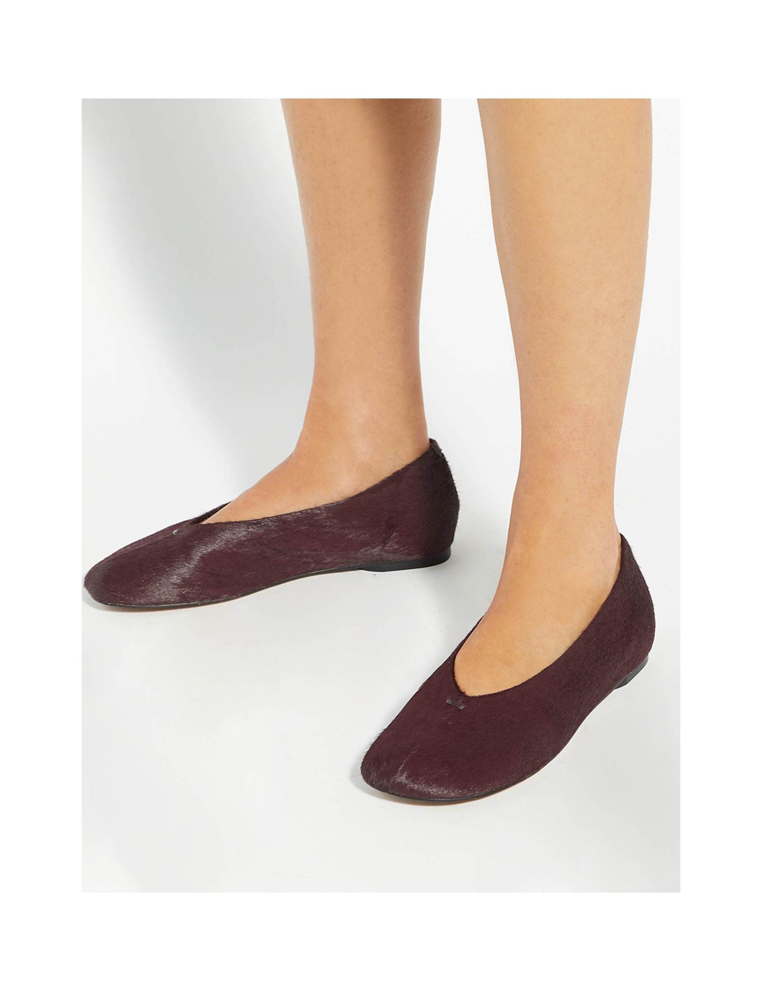 Suede Flat Ballet Pumps 6 of 6