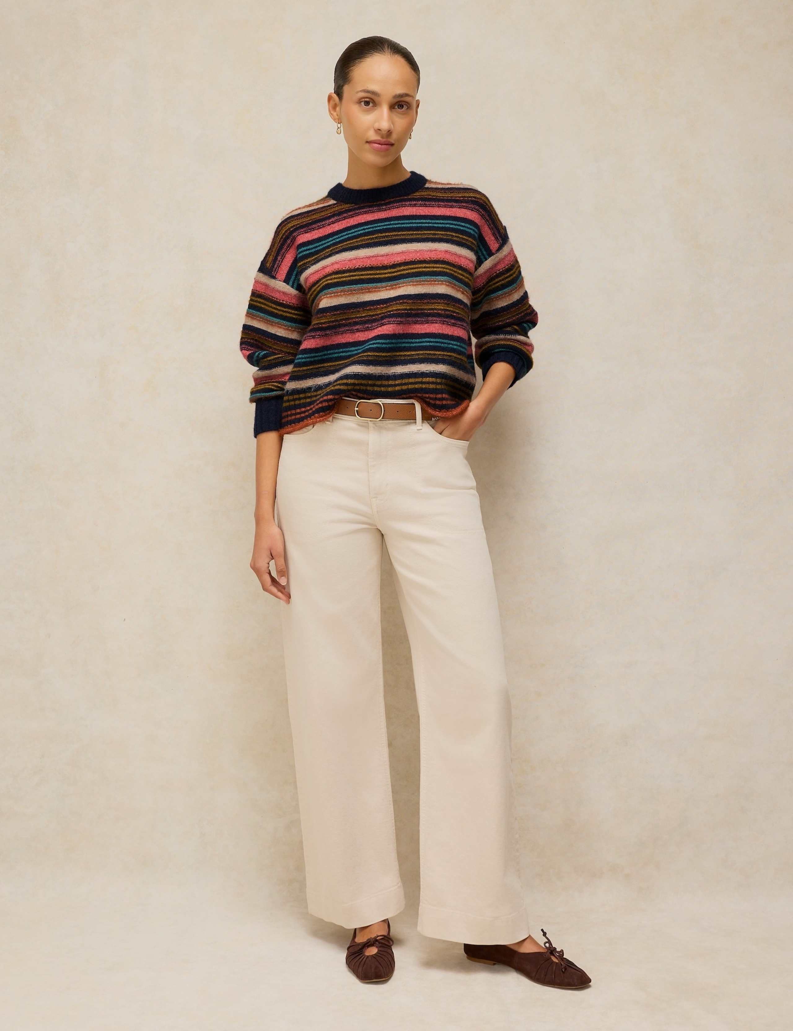 Striped Crew Neck Jumper 3 of 6