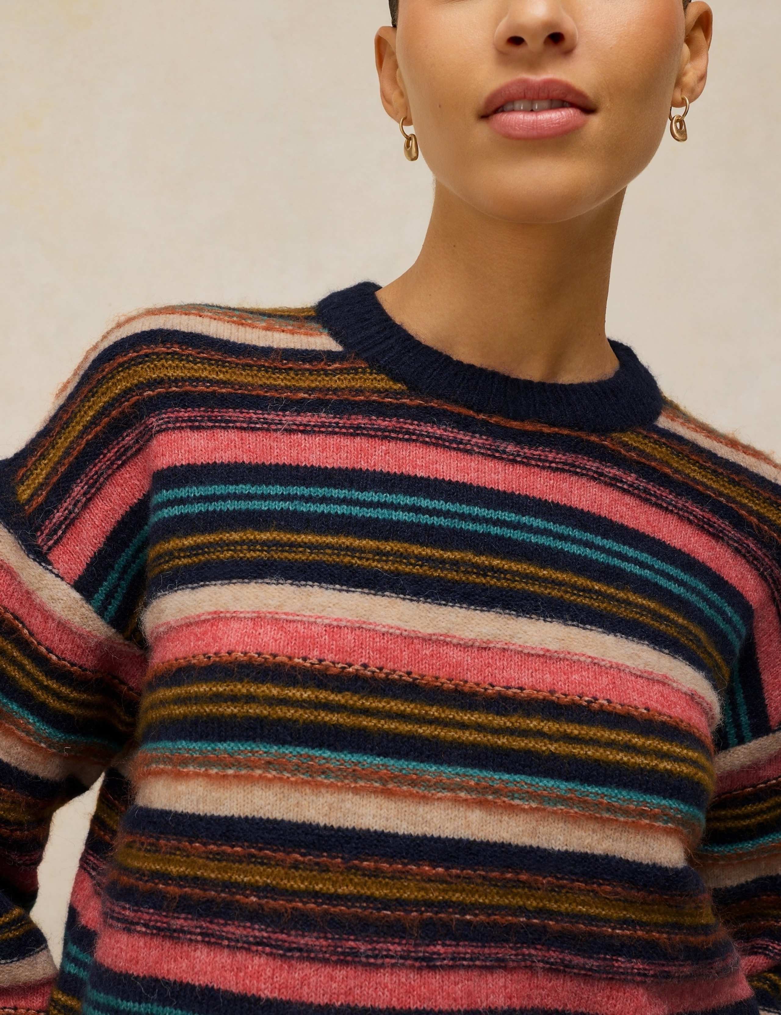 Striped Crew Neck Jumper 5 of 6