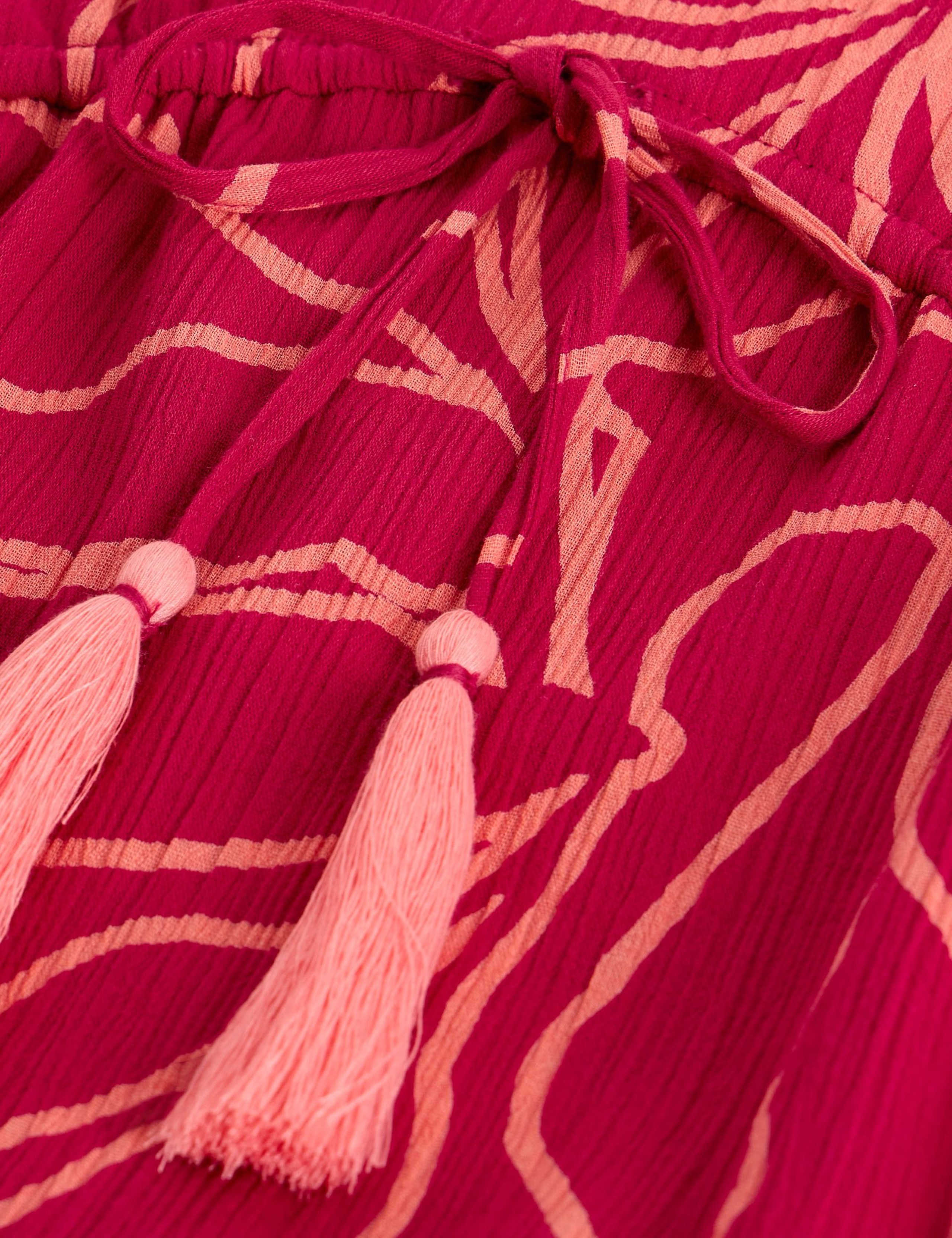 Pure Cotton Printed Mini Beach Dress 3 of 6