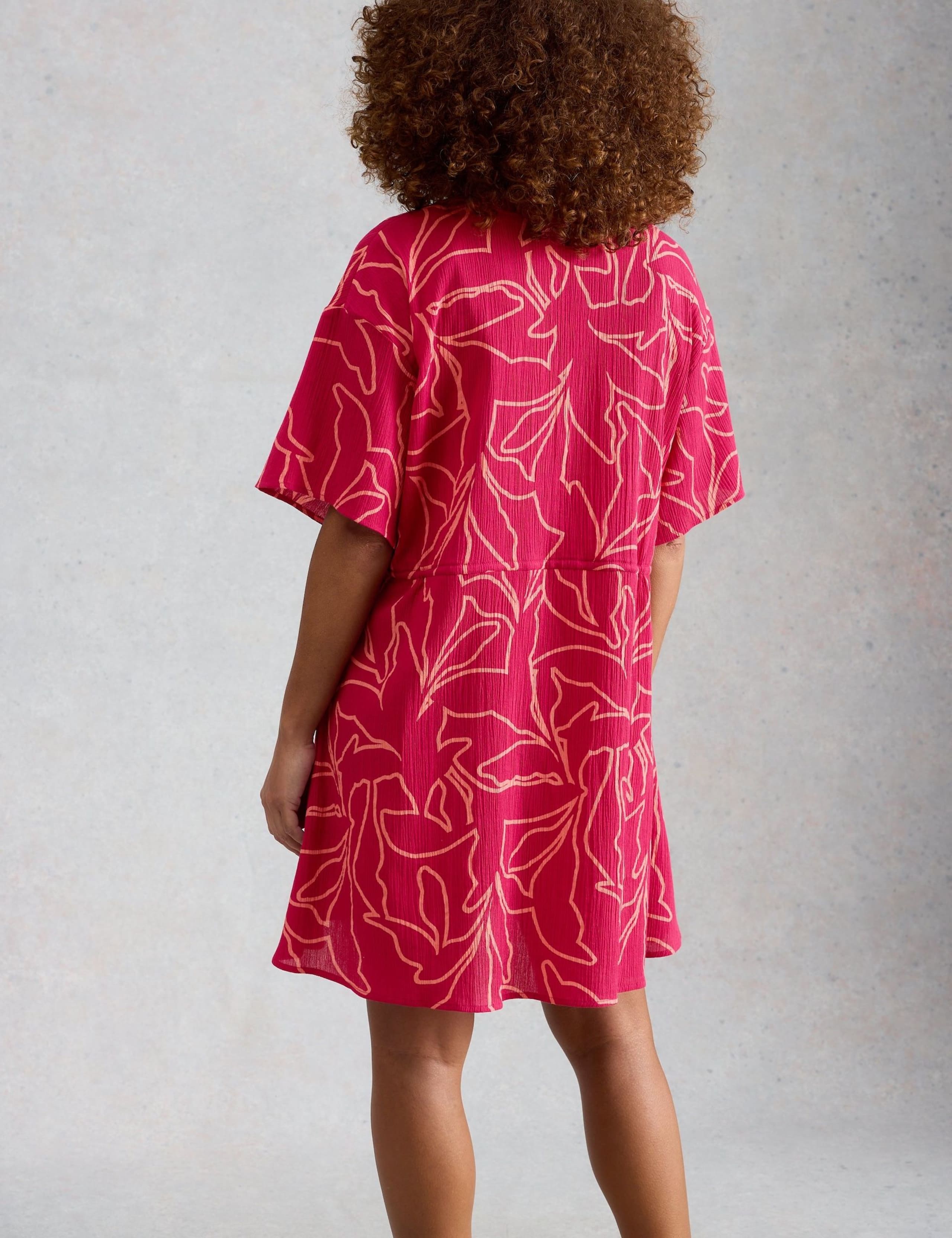 Pure Cotton Printed Mini Beach Dress 5 of 6