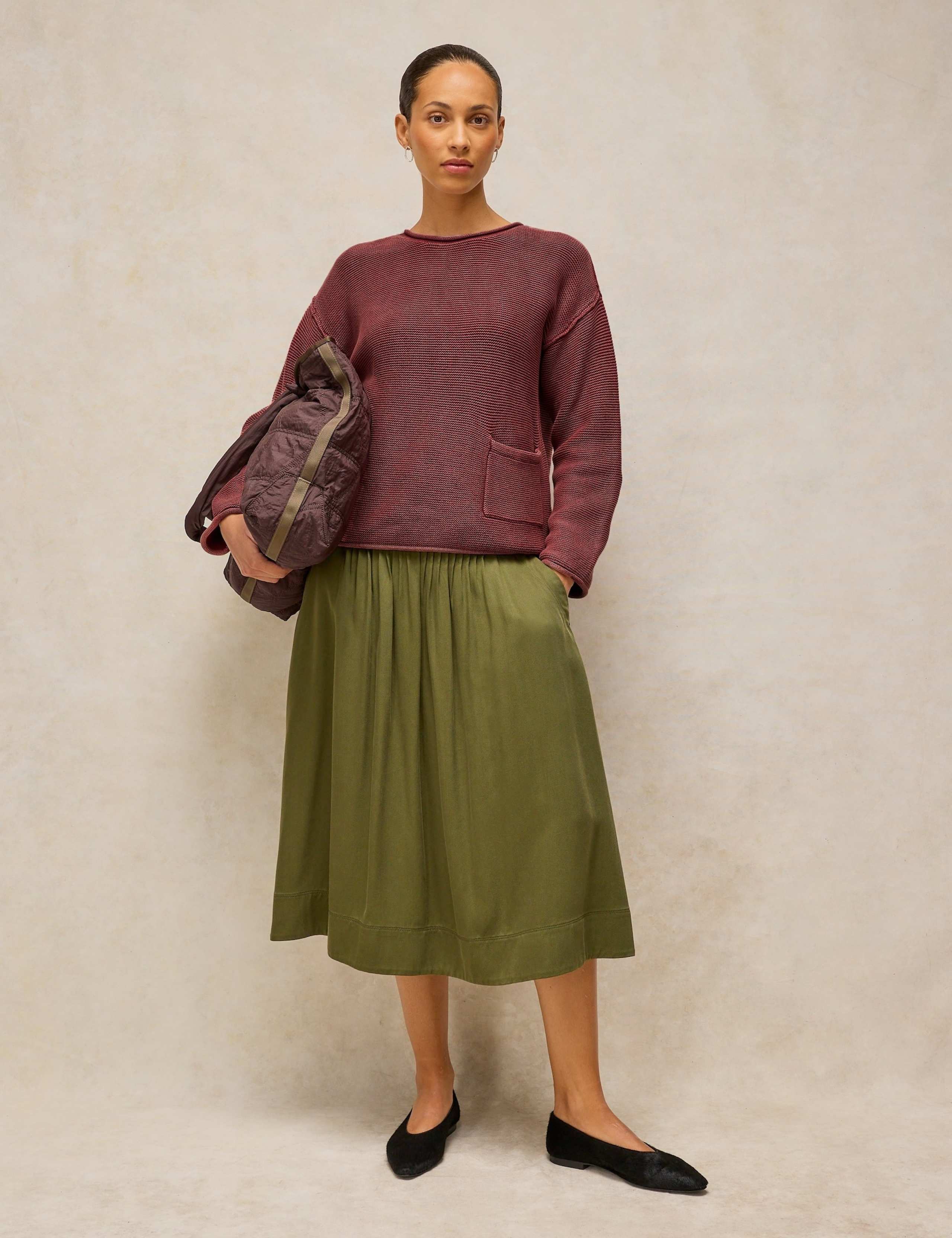 Pure Cotton Crew Neck Jumper 3 of 6