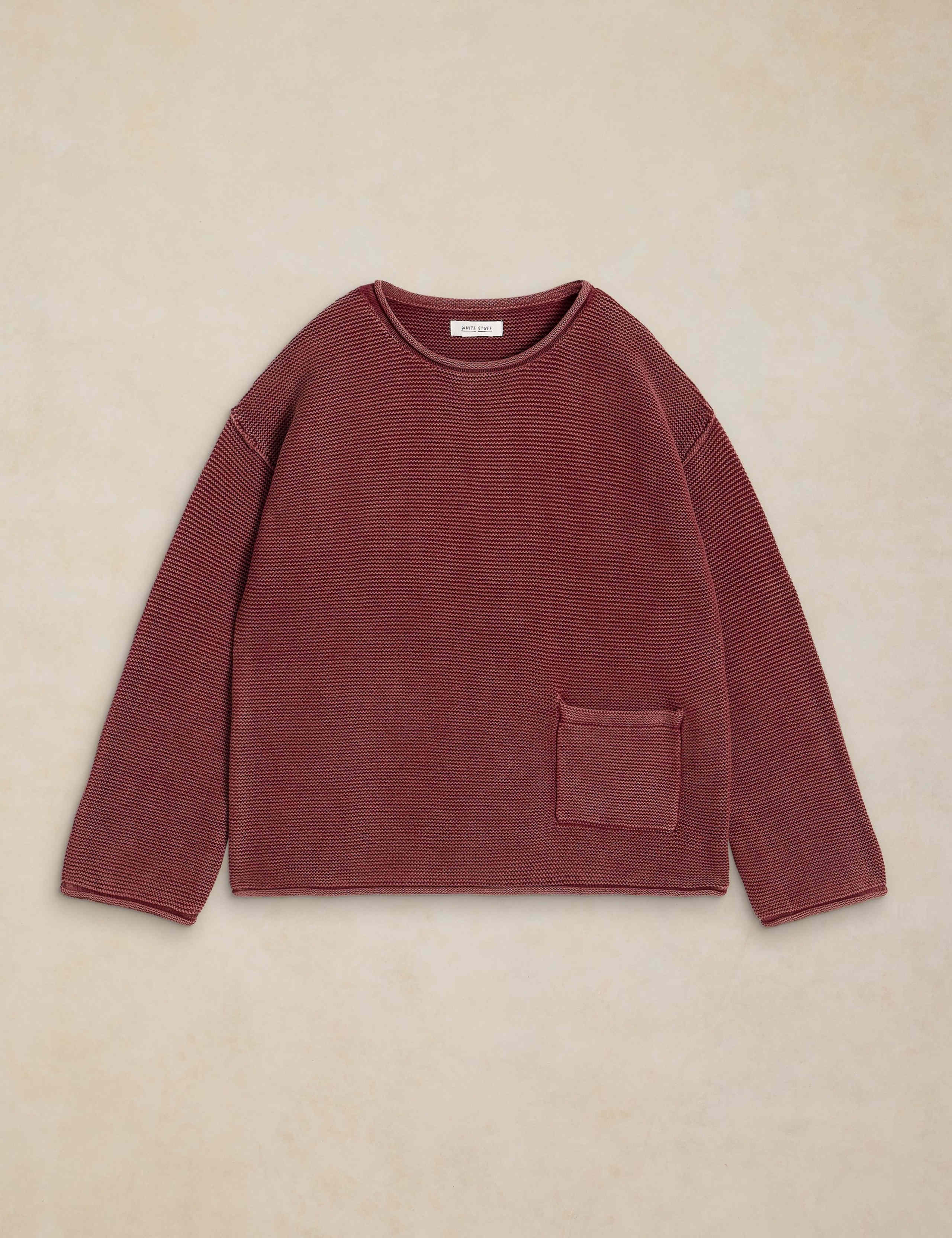 Pure Cotton Crew Neck Jumper 2 of 6