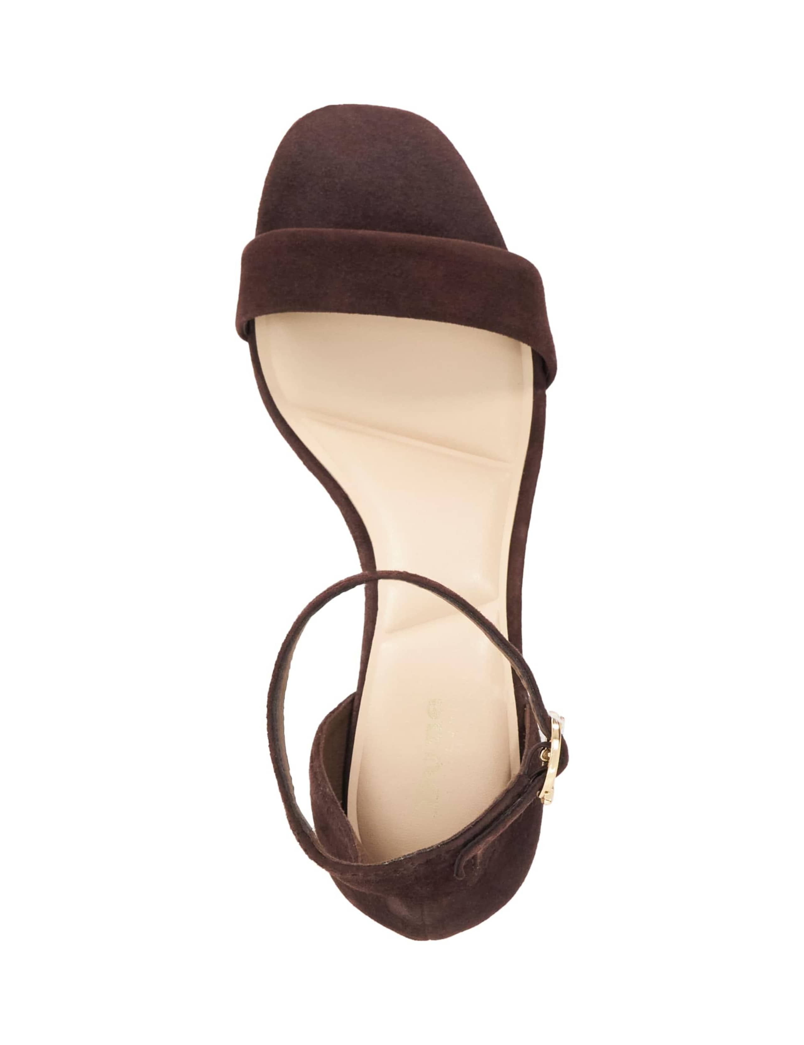 Leather Ankle Strap Block Heel Sandals 2 of 6