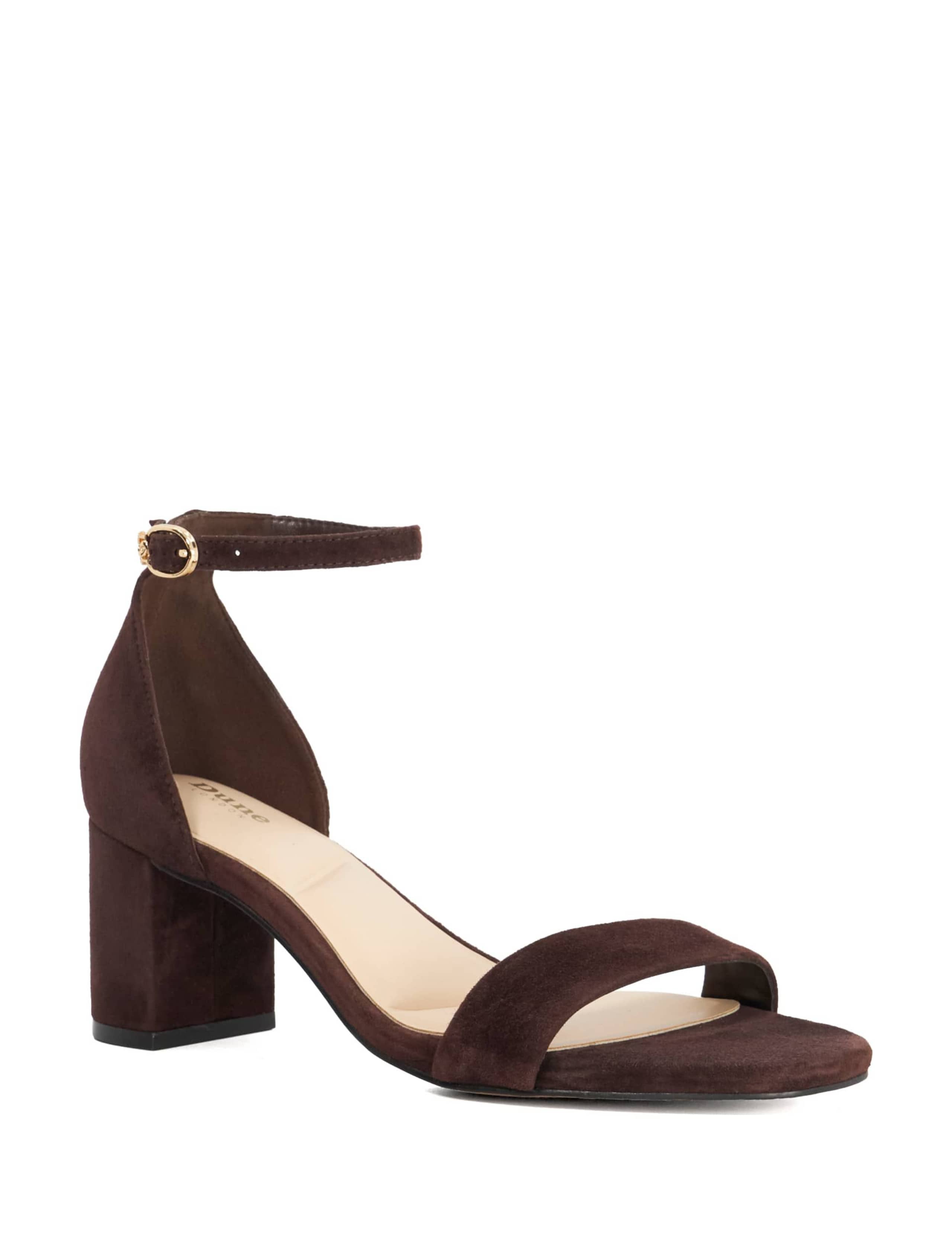 Leather Ankle Strap Block Heel Sandals 3 of 6