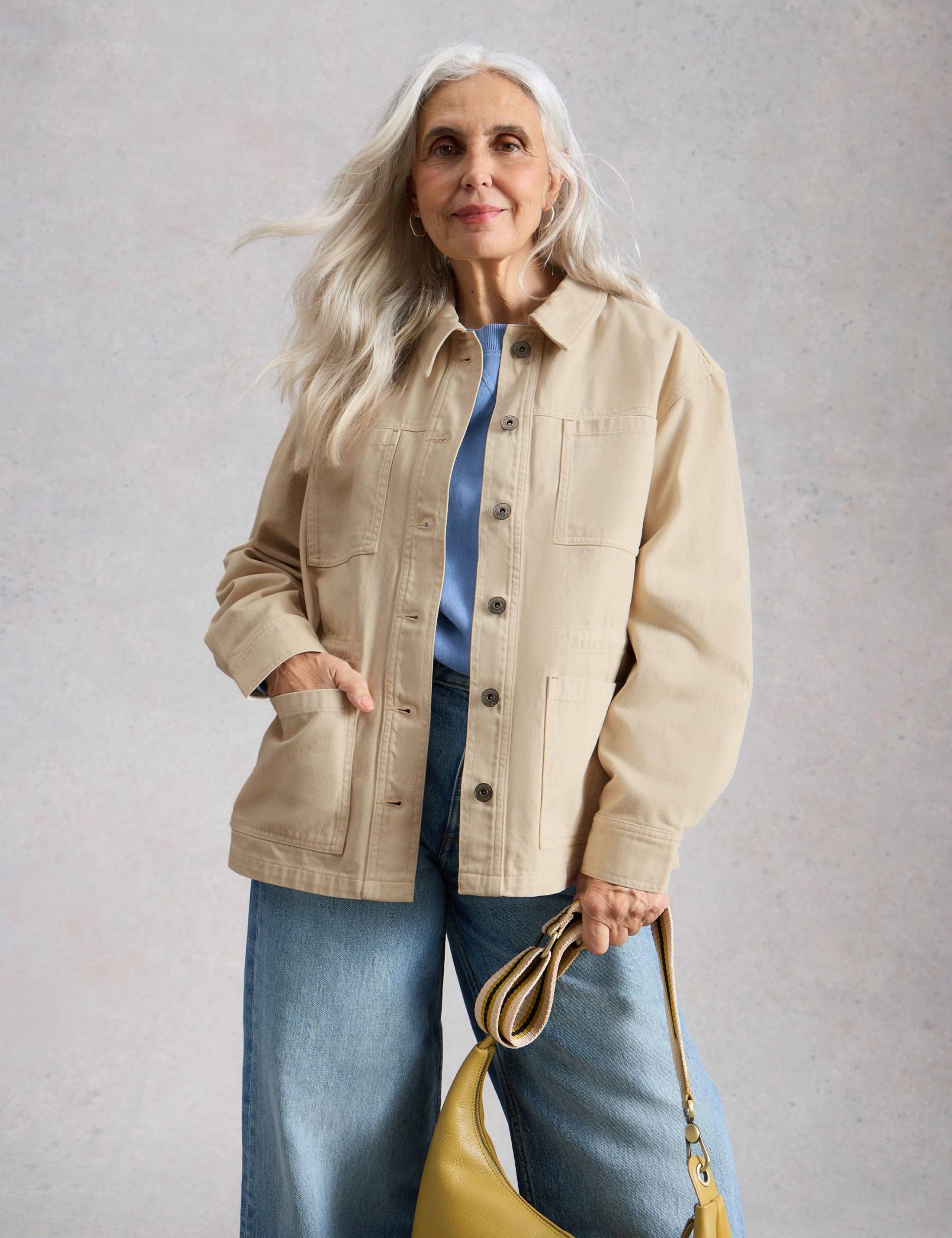 Denim Relaxed Jacket 1 of 6