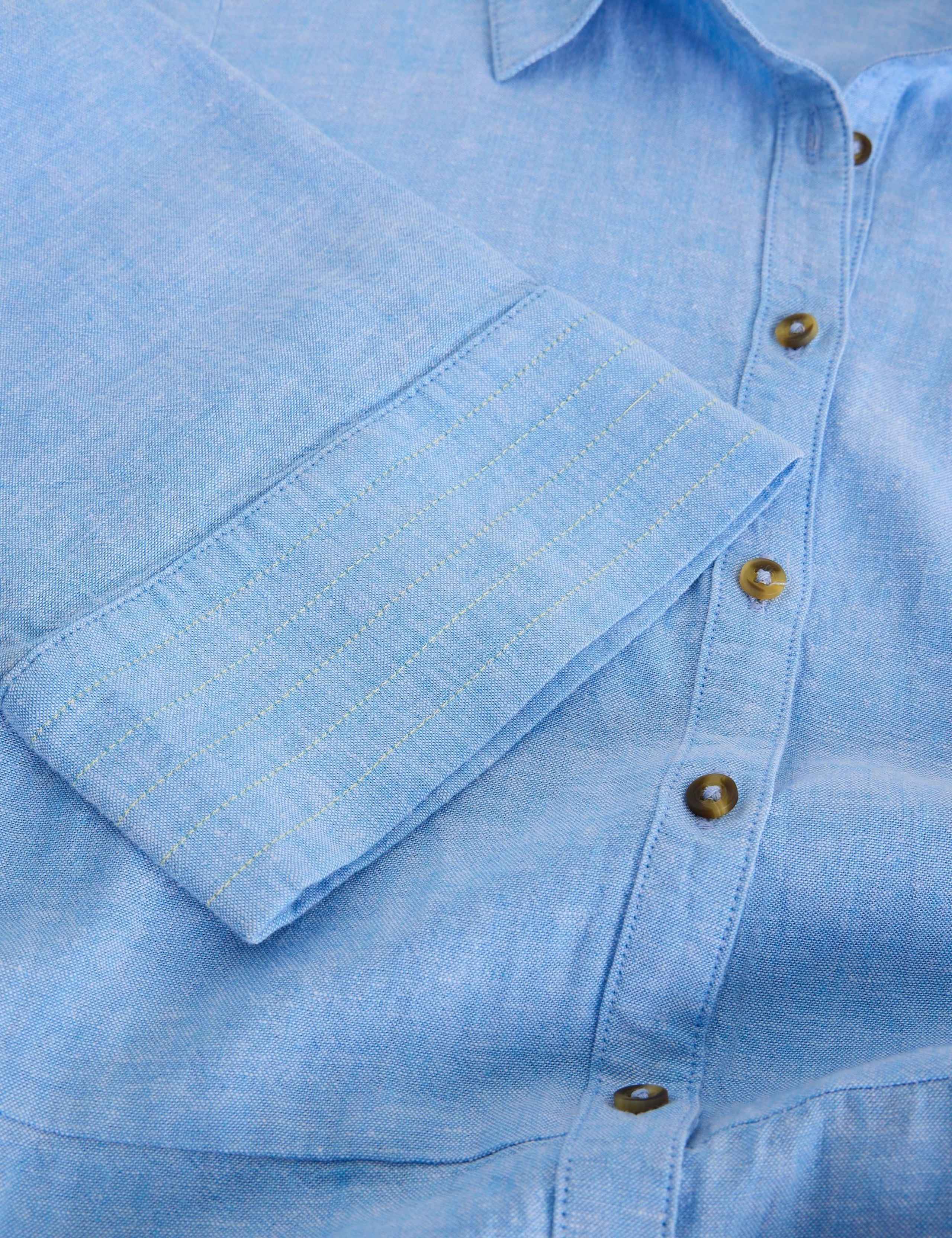 Pure Linen Maxi Shirt Dress 6 of 6