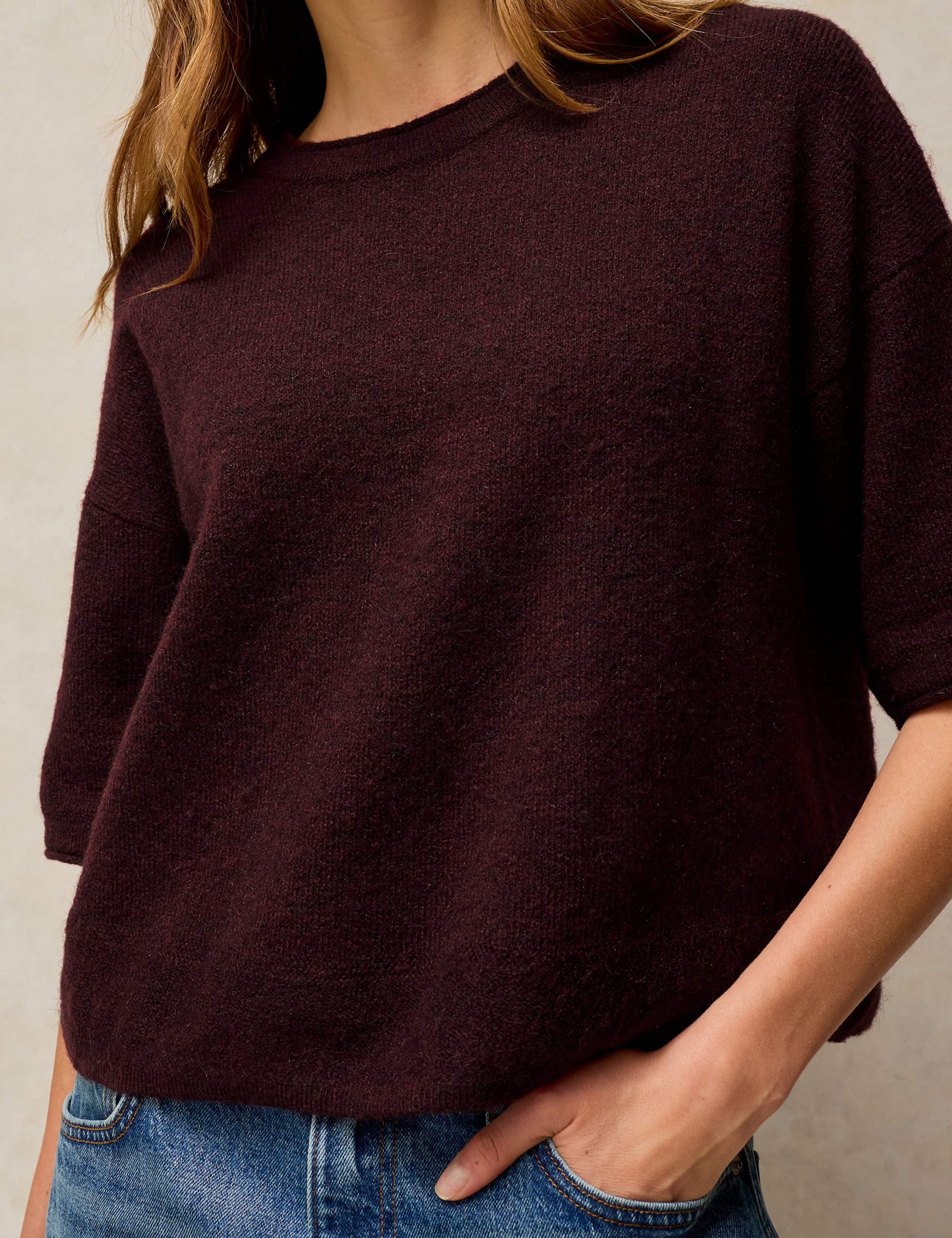 Crew Neck Knitted T-Shirt 4 of 5