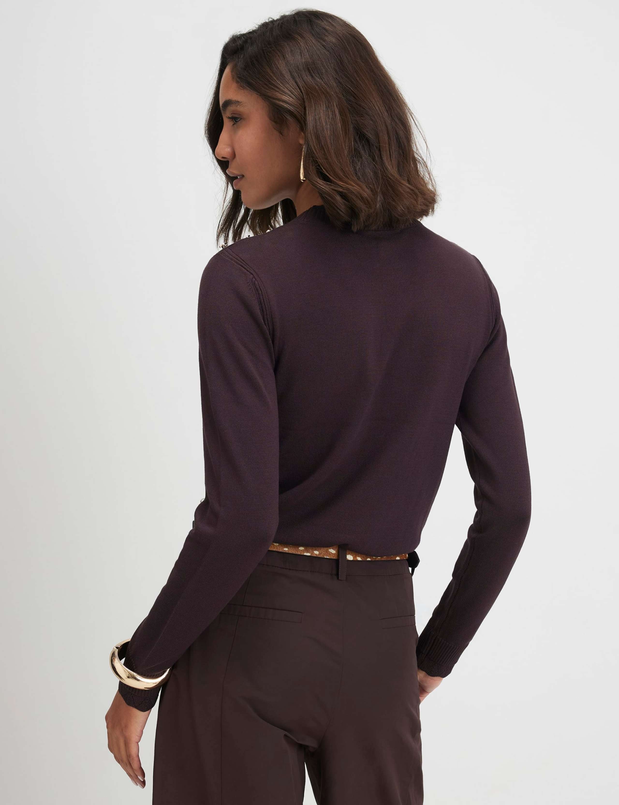 Pointelle Knitted Top 2 of 6