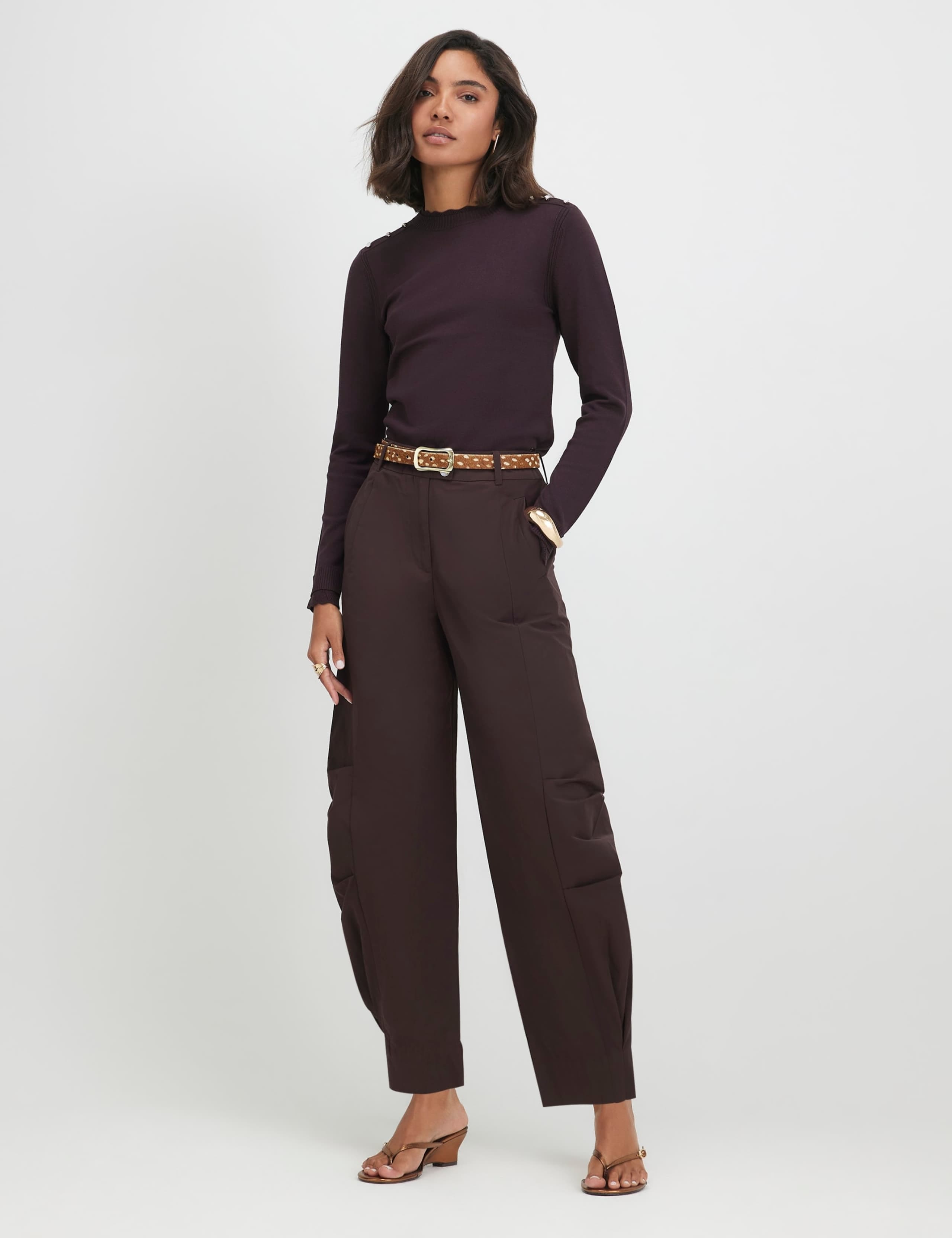 Pointelle Knitted Top 5 of 6