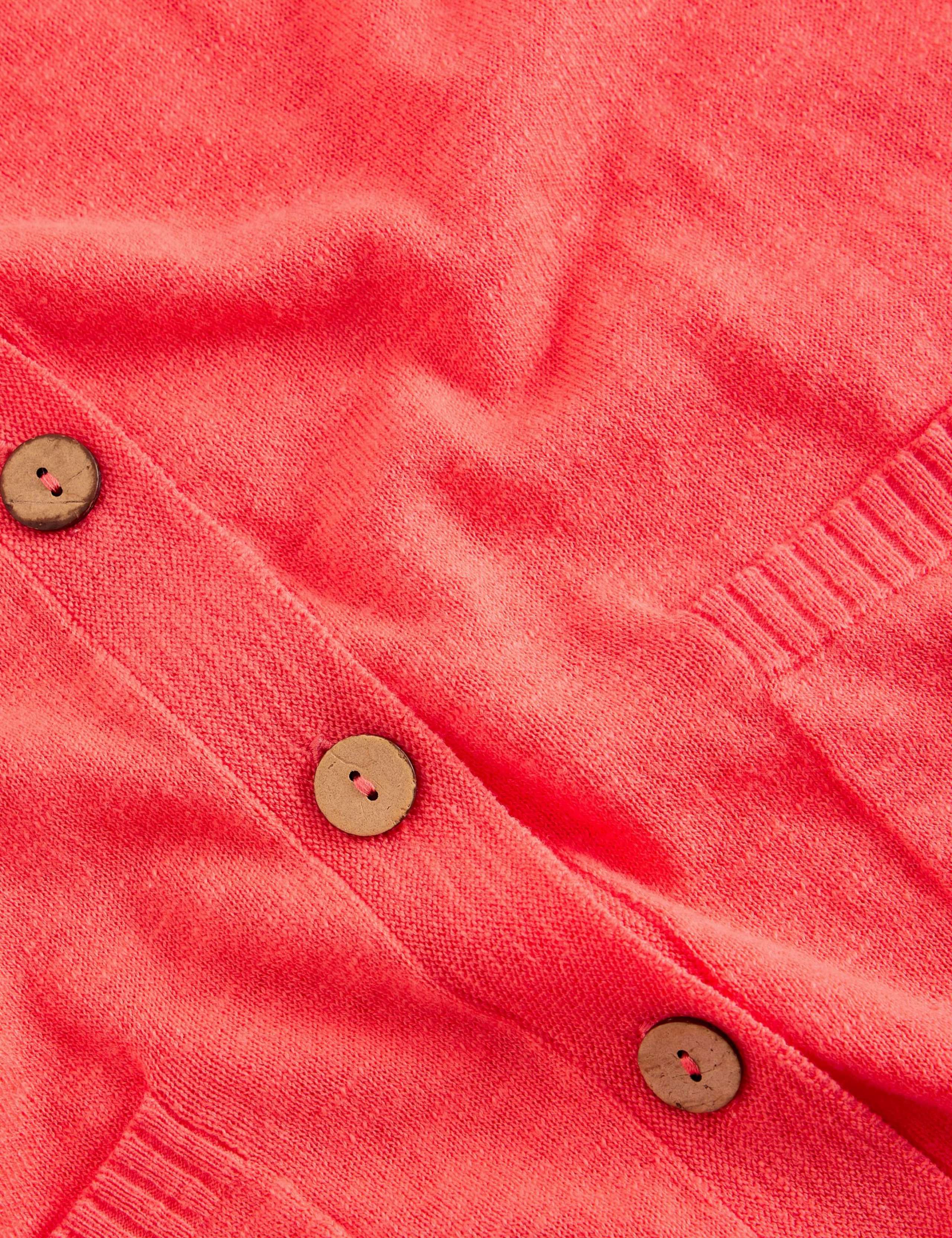 Cotton Rich V-Neck Cardigan 5 of 6