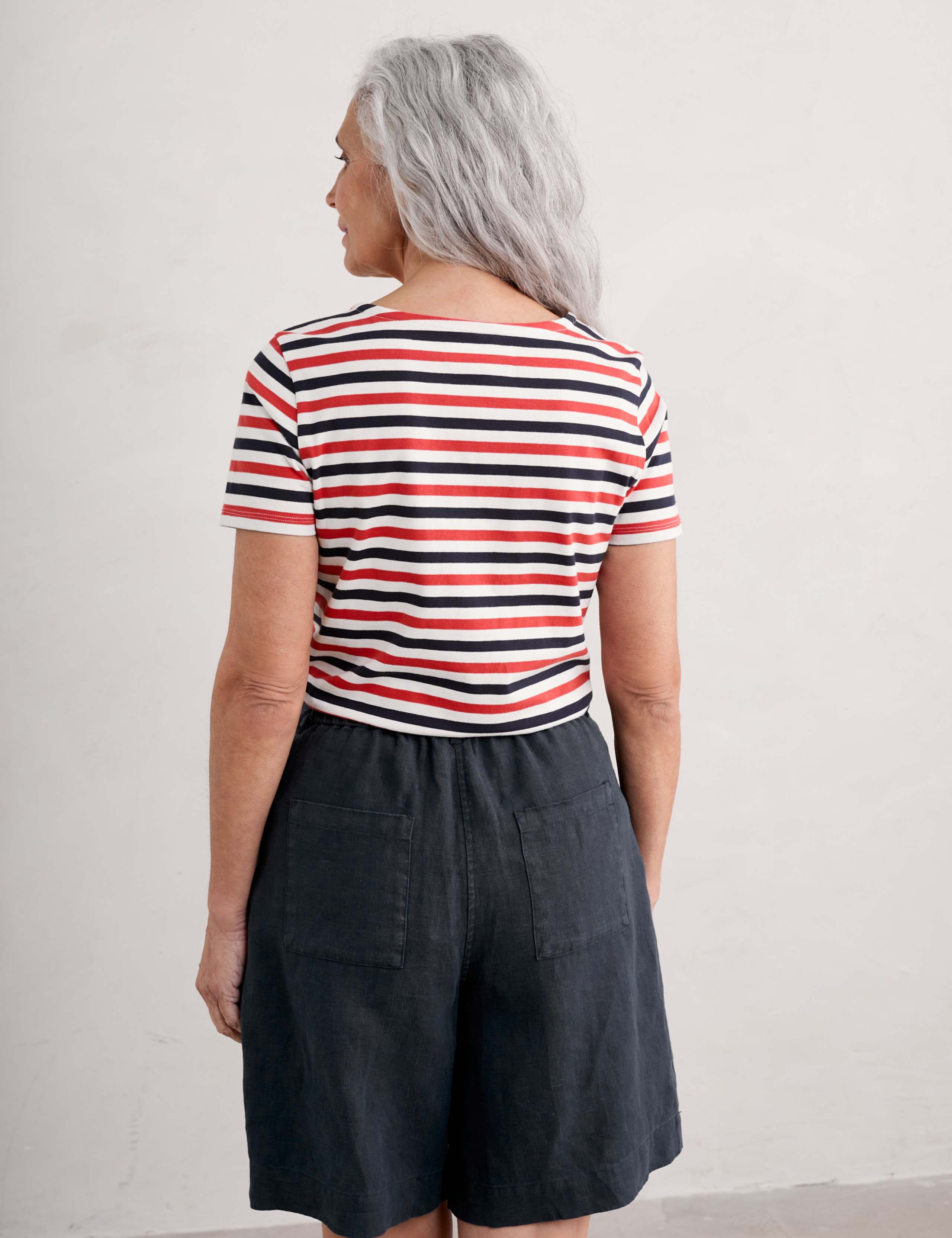 Pure Cotton Striped T-Shirt 4 of 5