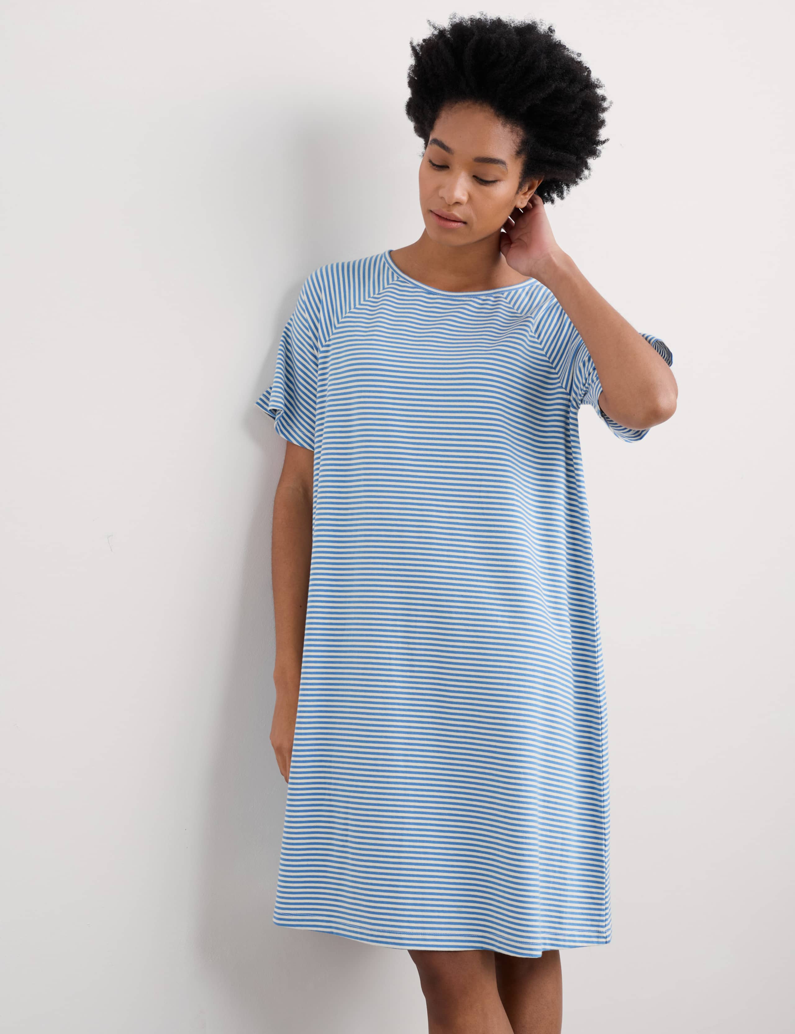 Cotton Rich Striped Nightdress 3 of 4