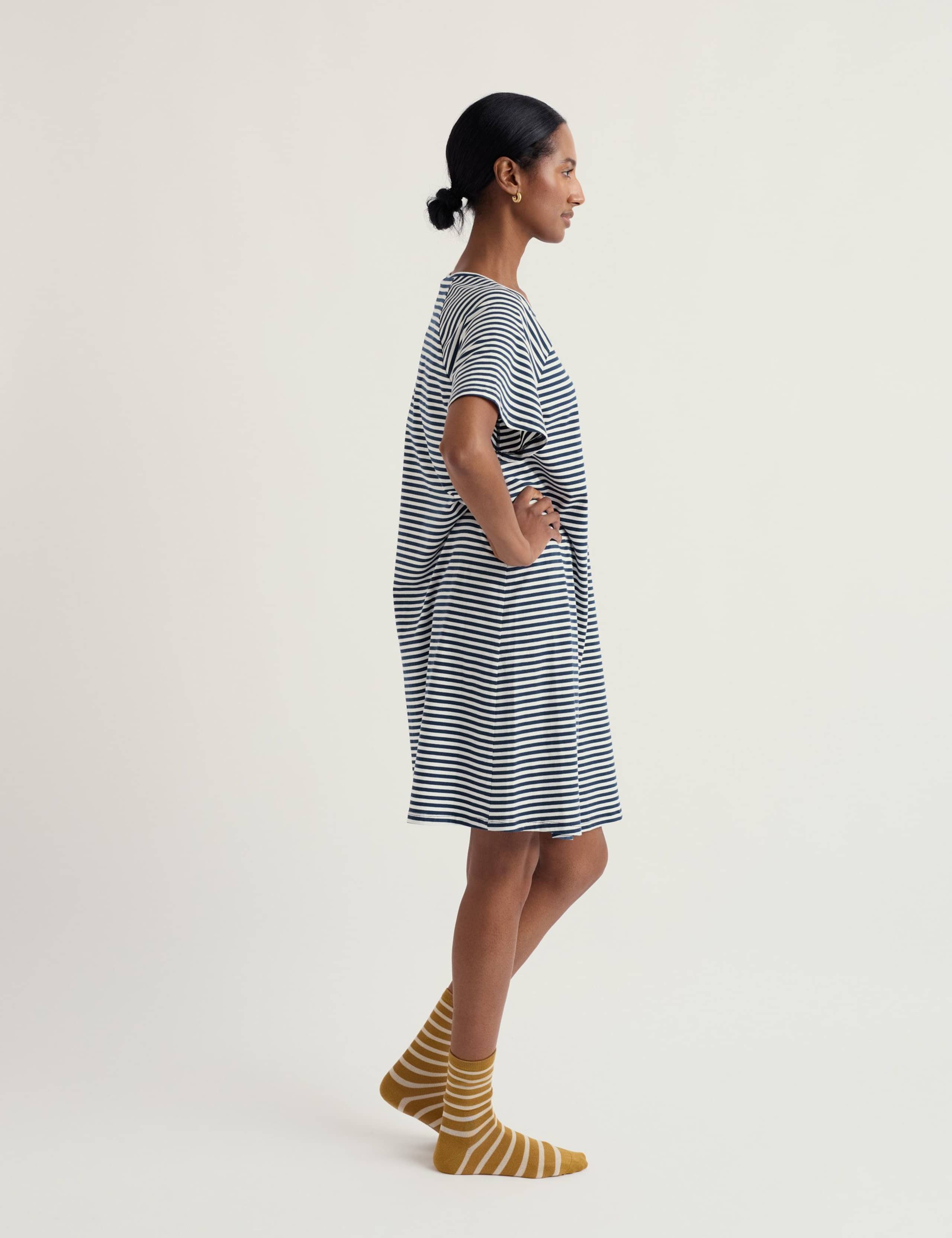 Cotton Rich Striped Nightdress 3 of 5