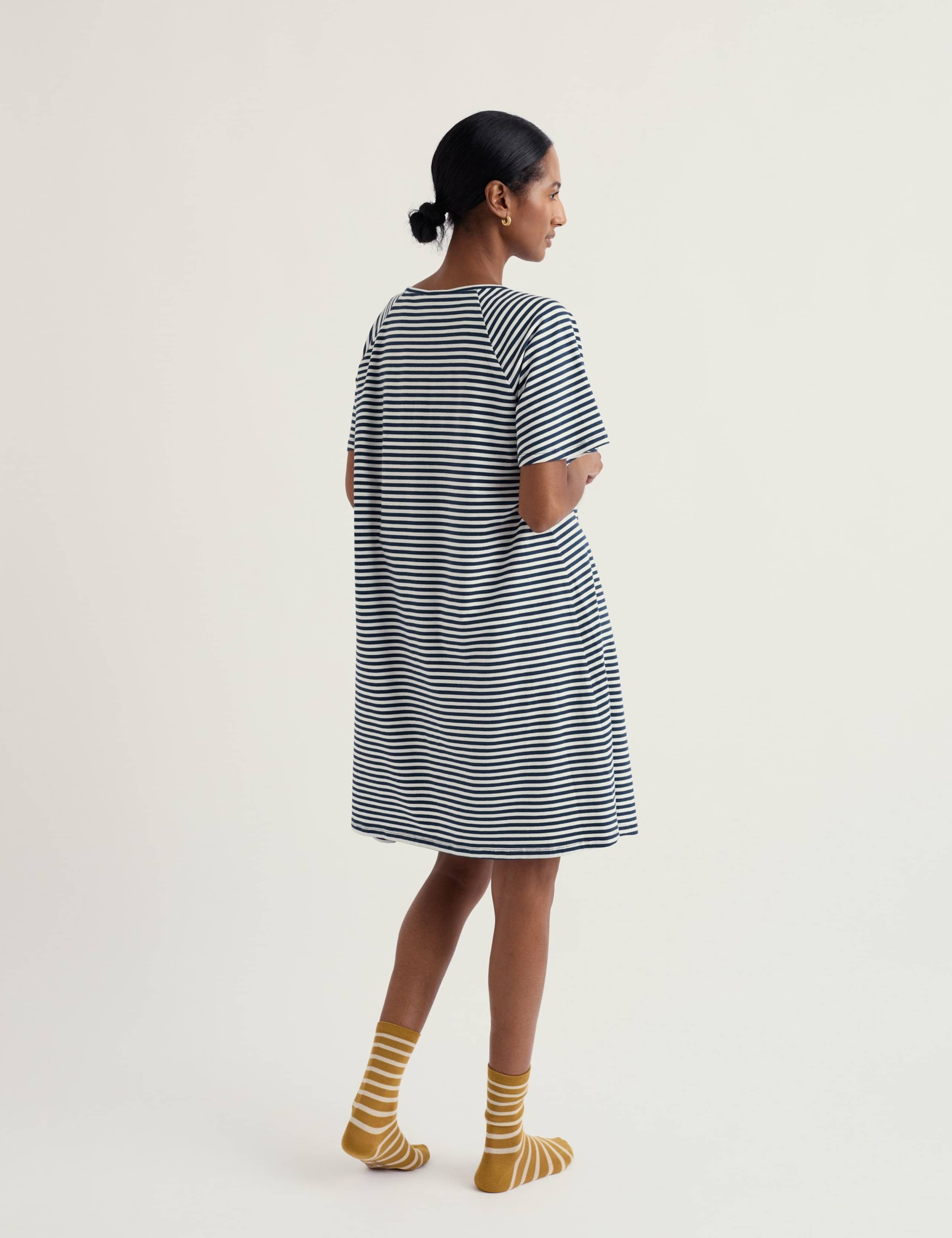 Cotton Rich Striped Nightdress 4 of 5