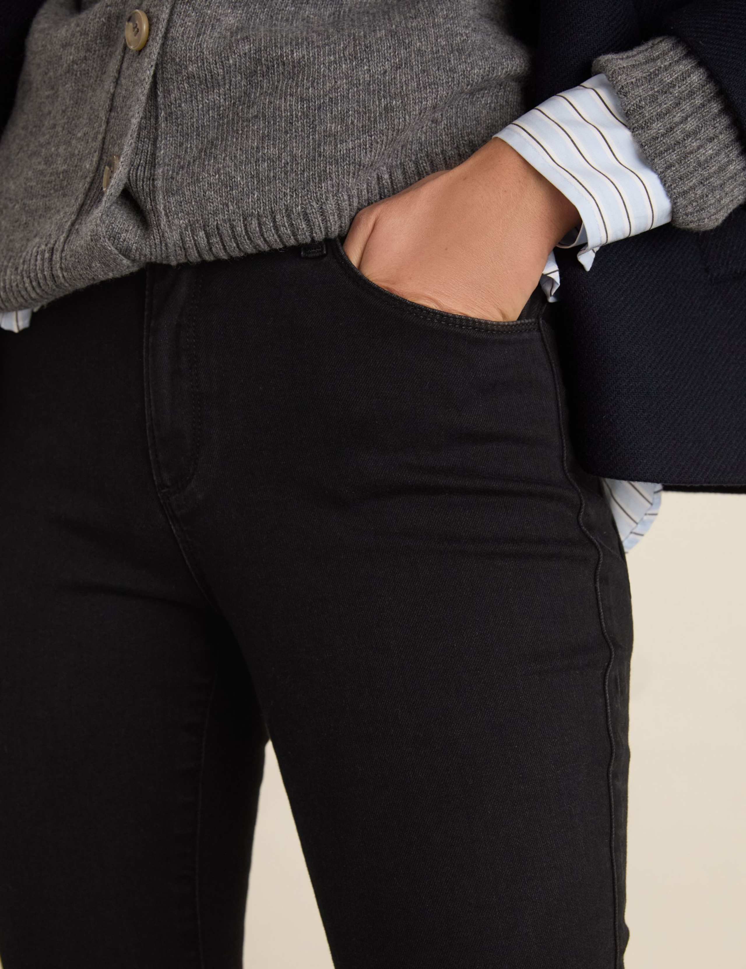 Lyocell Rich High Waisted Stretch Skinny Jeans 4 of 6