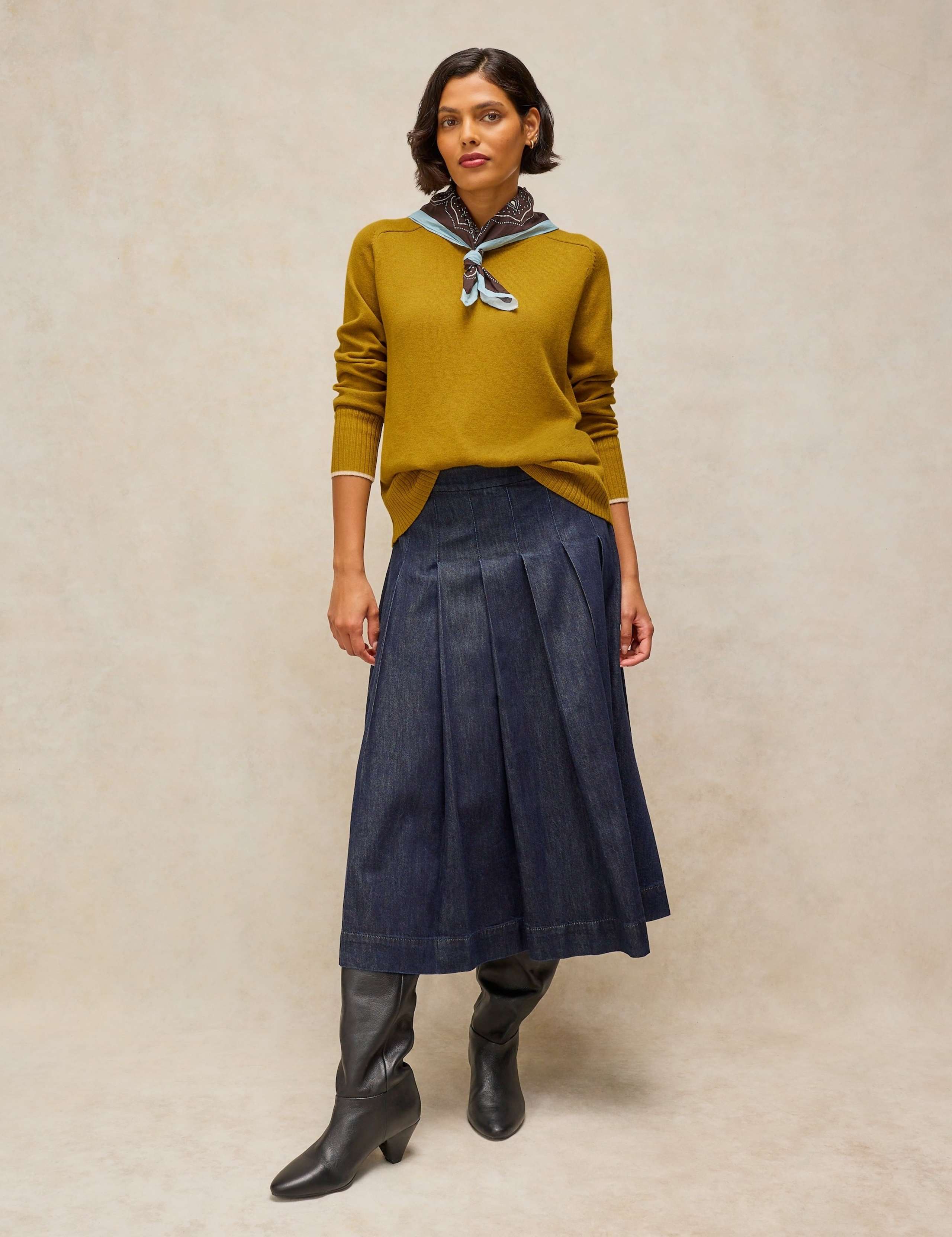 Cotton Rich Crew Neck Jumper 3 of 5