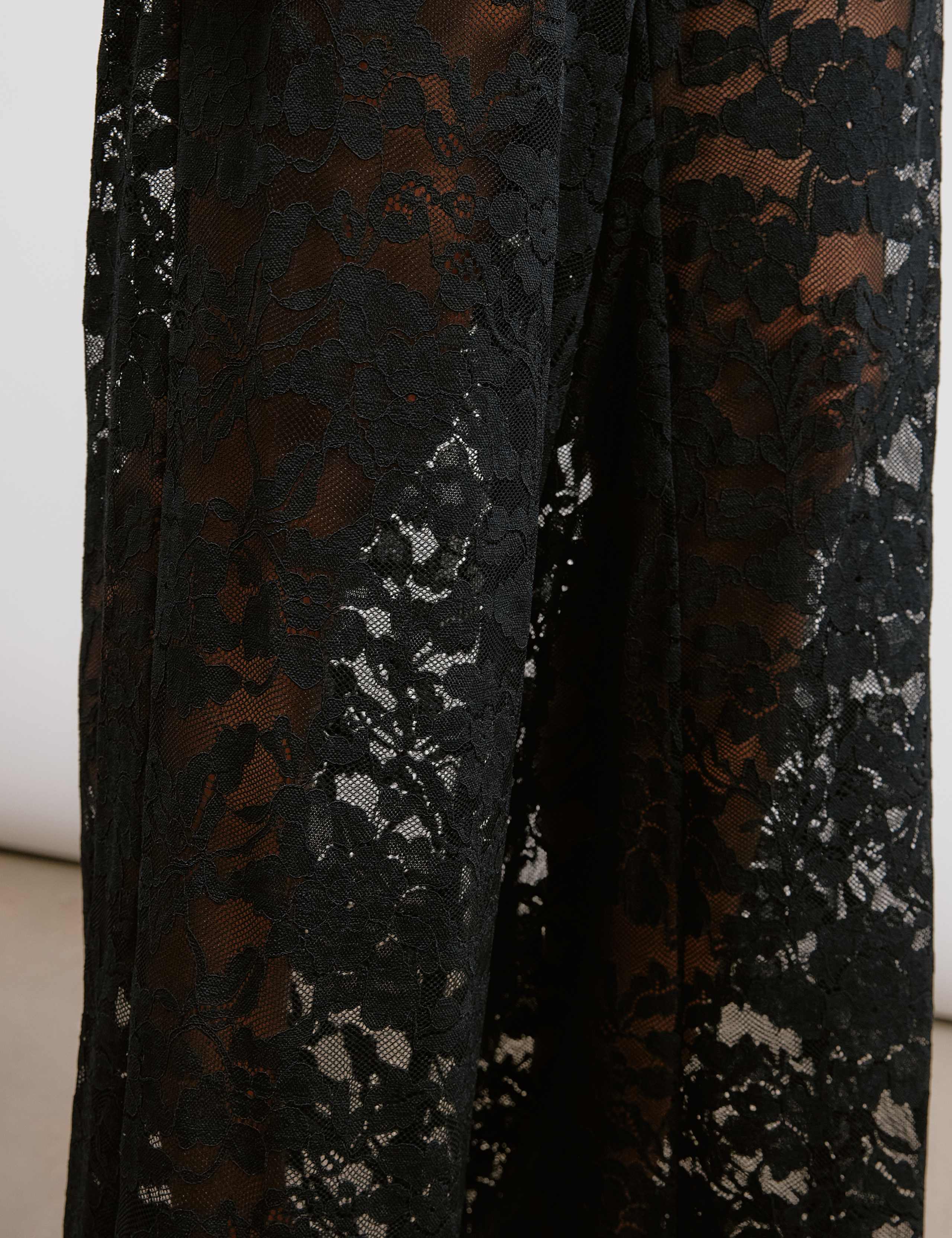 Lace Wide Leg Trousers 6 of 7