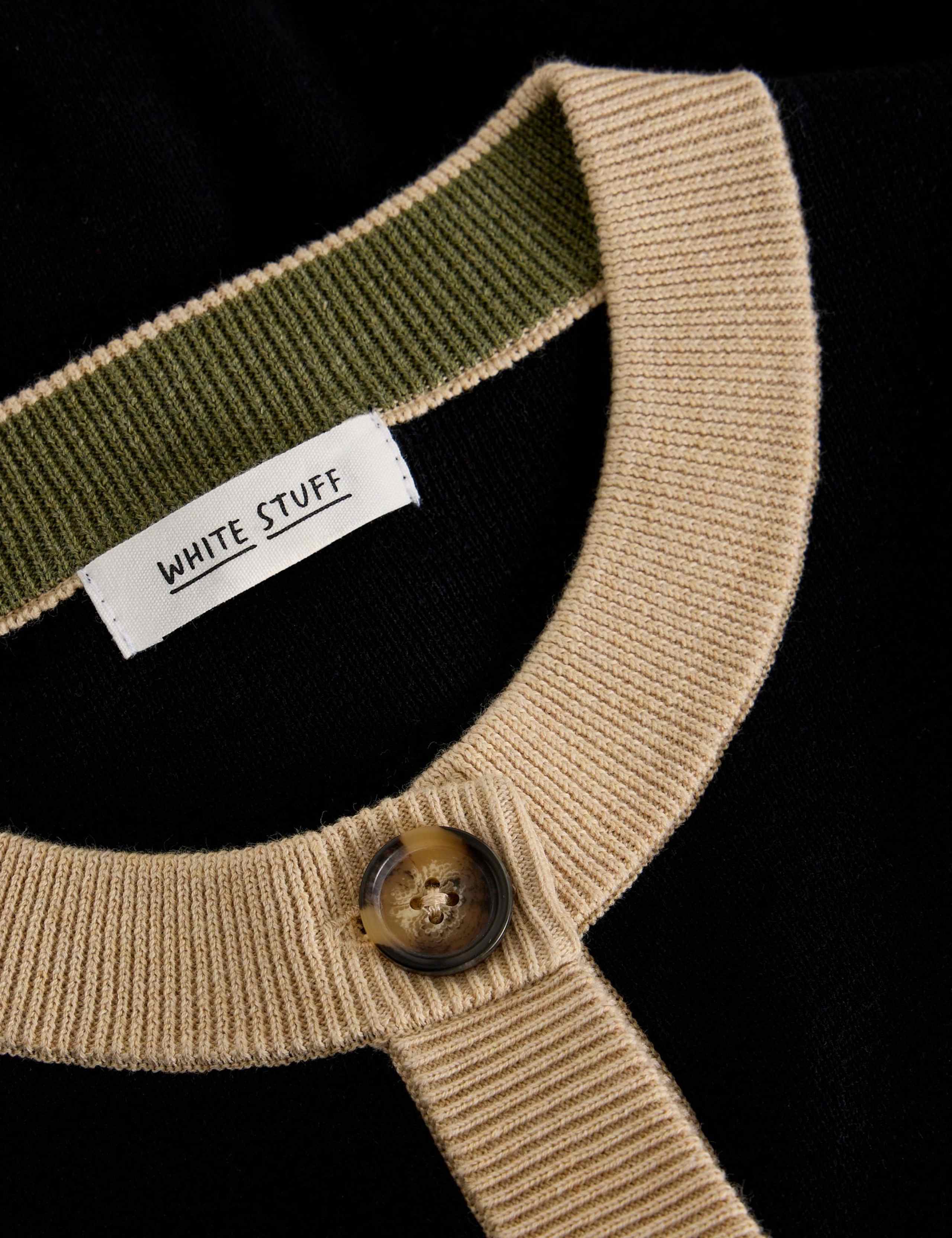 Pure Cotton Crew Neck Button Front Cardigan 6 of 6