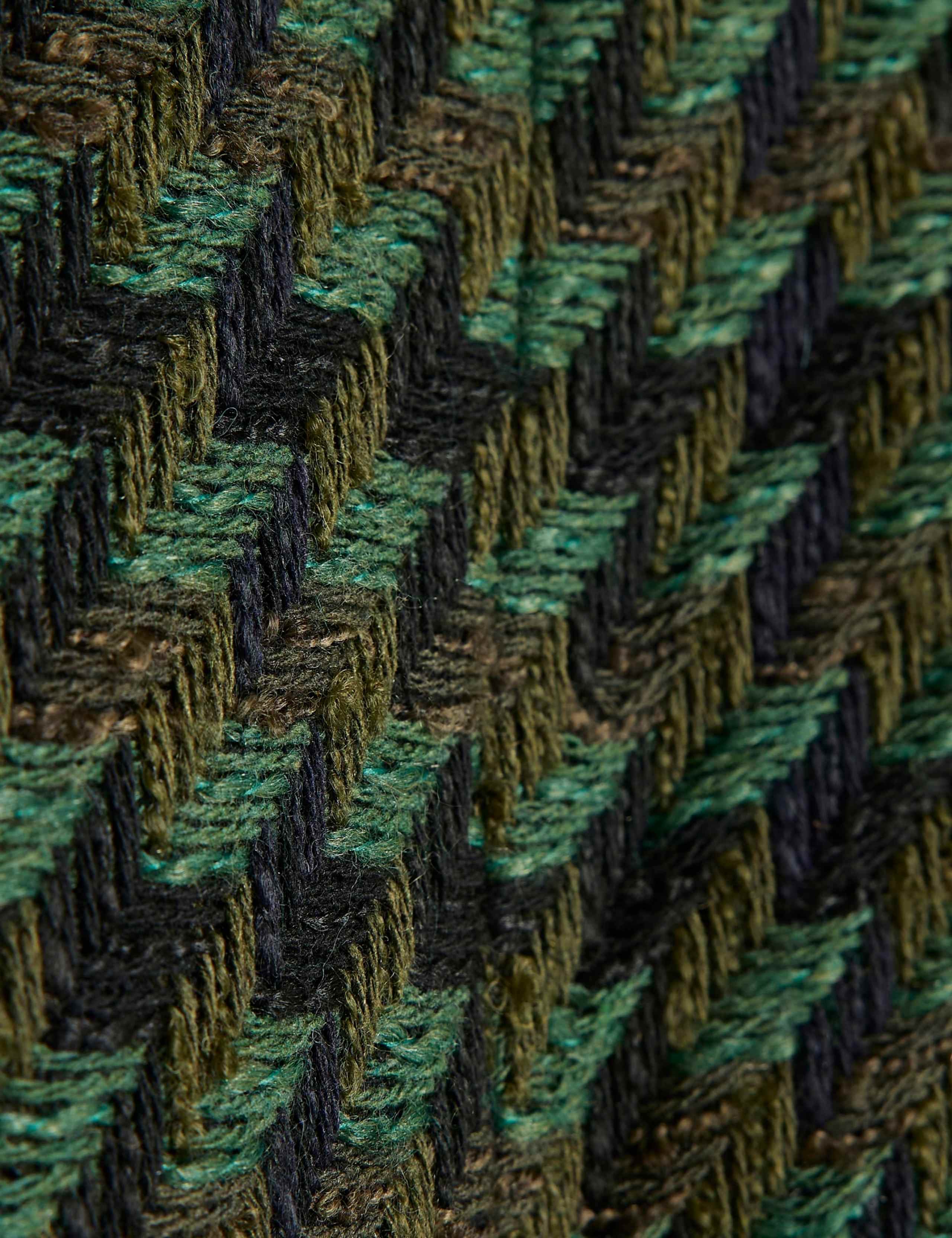 Checked Boucle Cropped Jacket 6 of 6