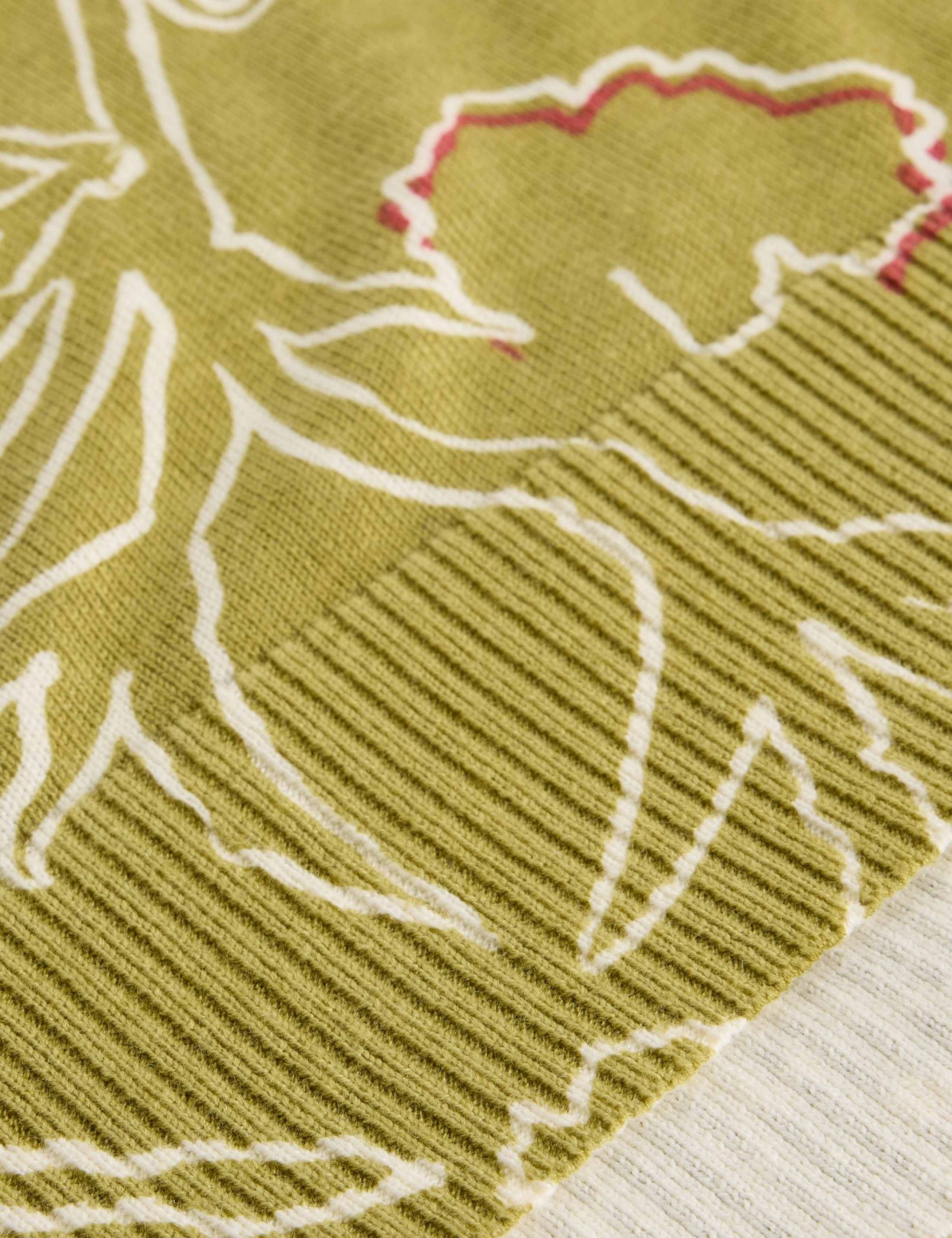 Cotton Rich Printed Round Neck Jumper 6 of 6