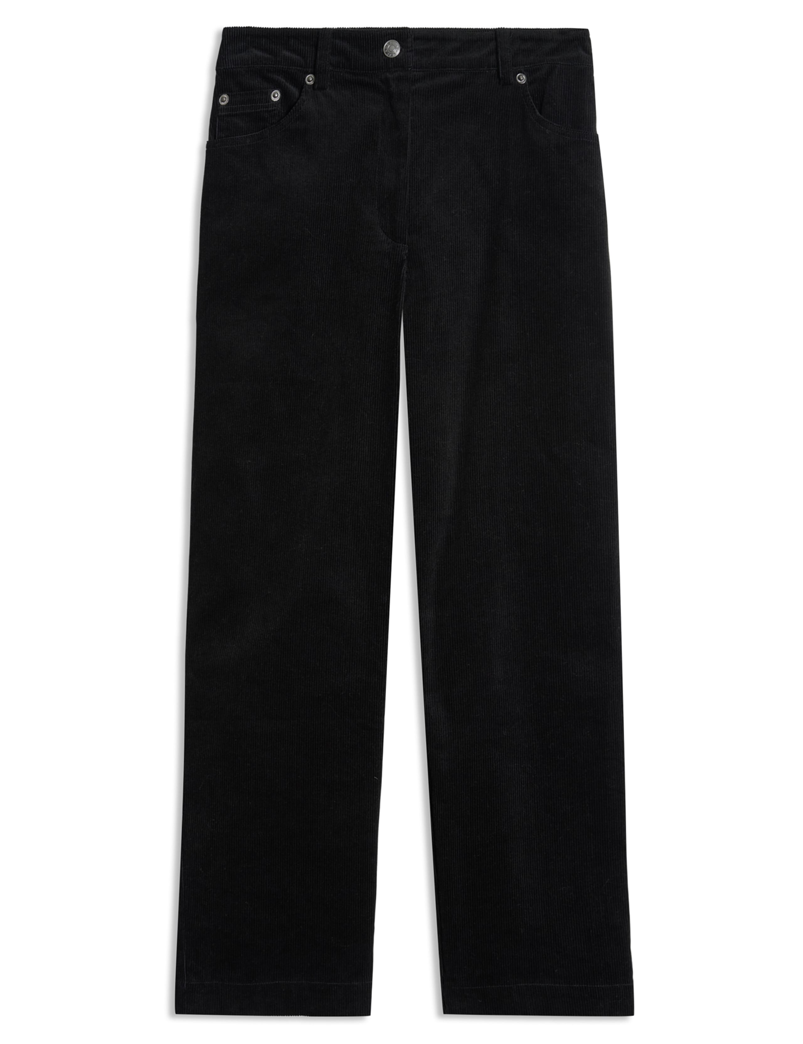 Cord Straight Leg Cropped Trousers 2 of 5