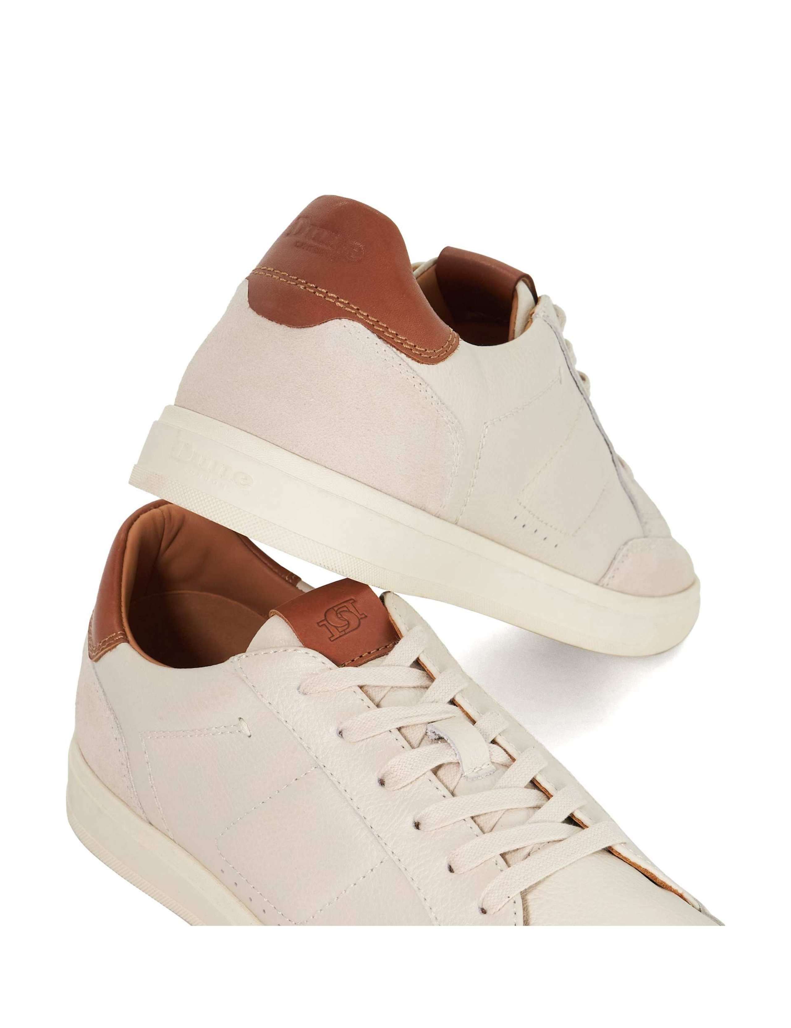 Leather Lace-up Cupsole Trainers 5 of 5