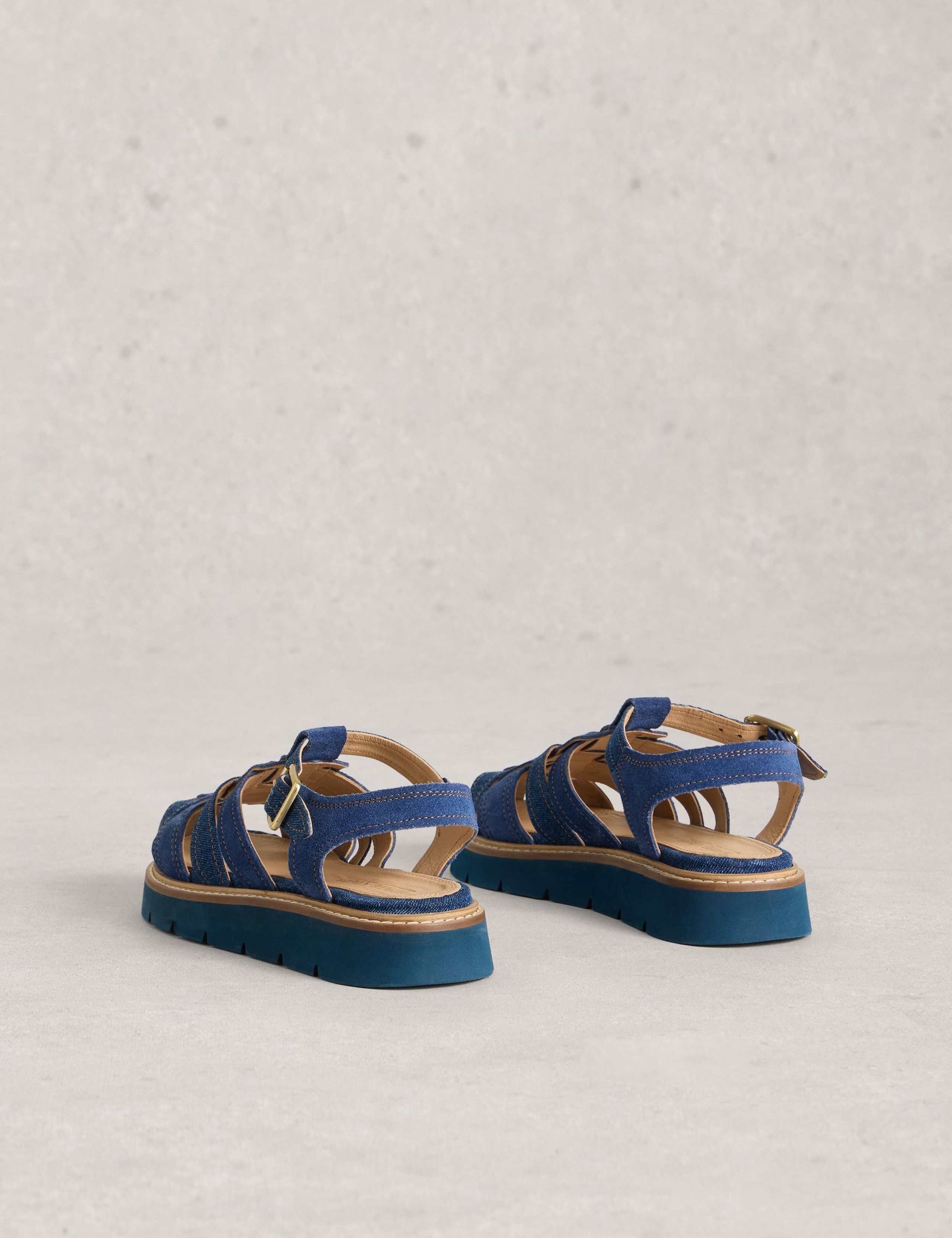 Suede Flat Gladiator Sandals 4 of 4