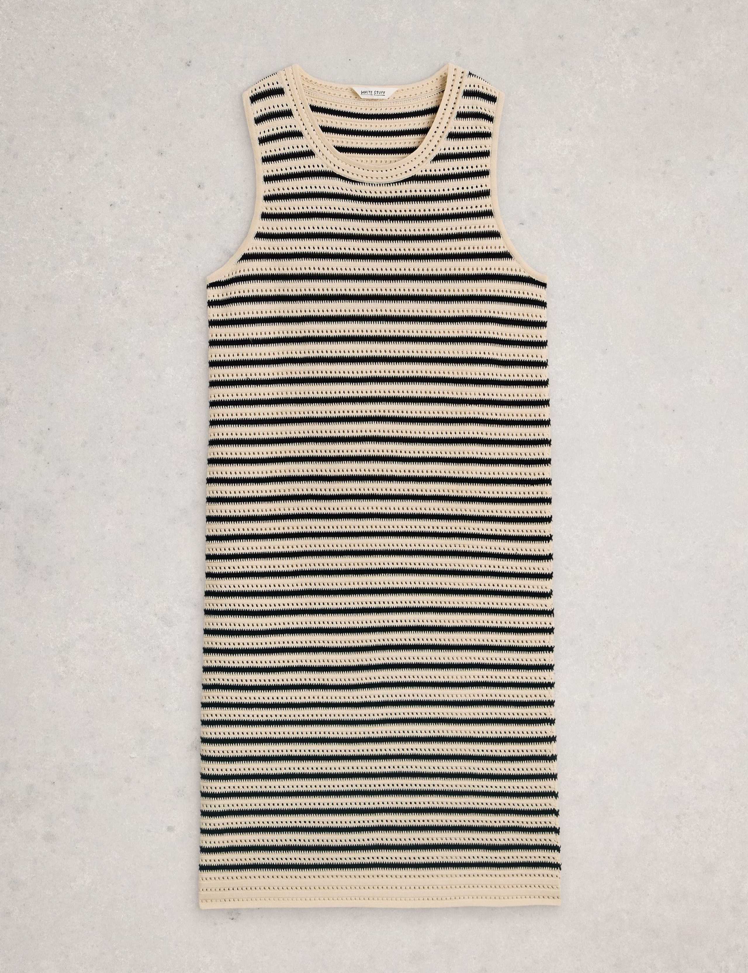 Pure Cotton Crochet Style Midi Beach Dress 2 of 6