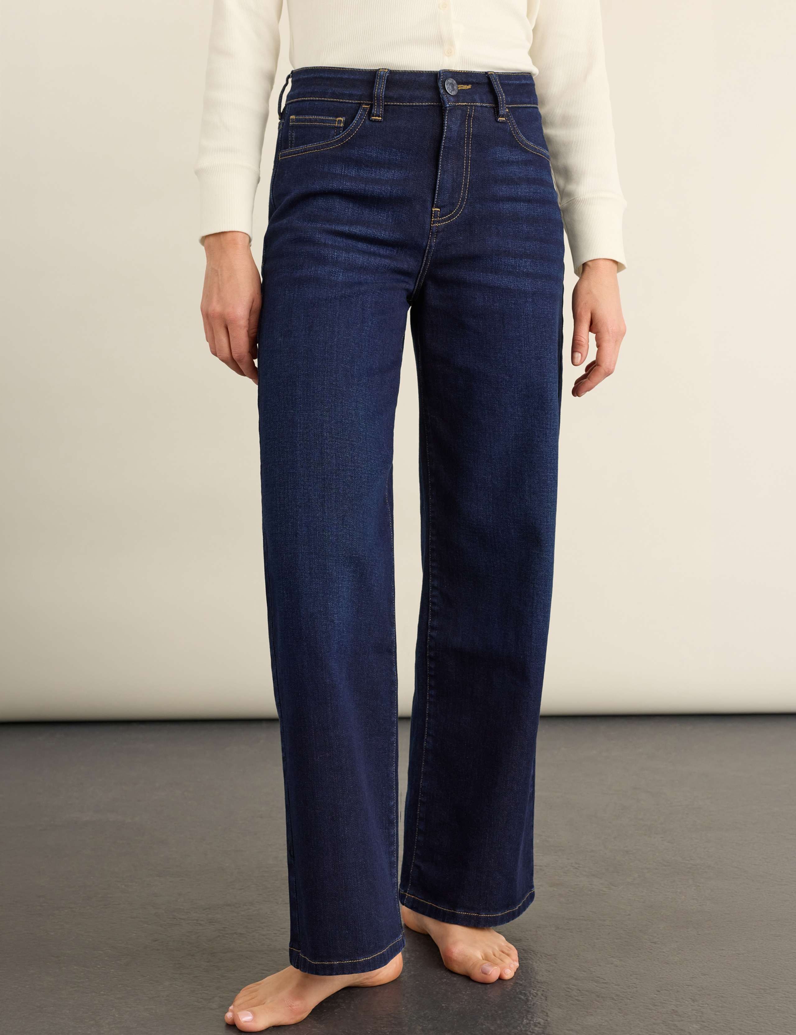 High Waisted Wide Leg Jeans 4 of 5