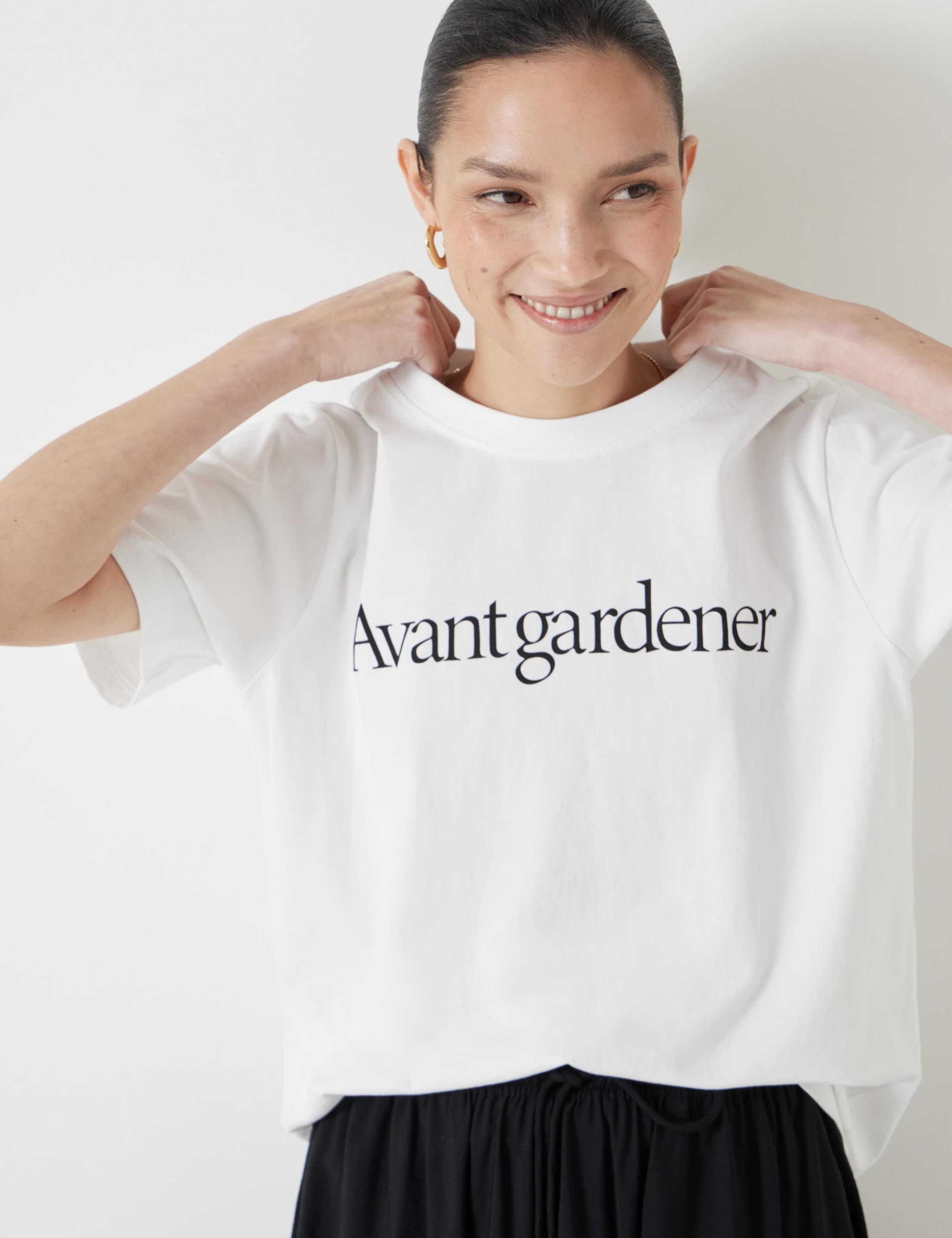 Pure Cotton Avant Gardener Slogan T-Shirt 4 of 5