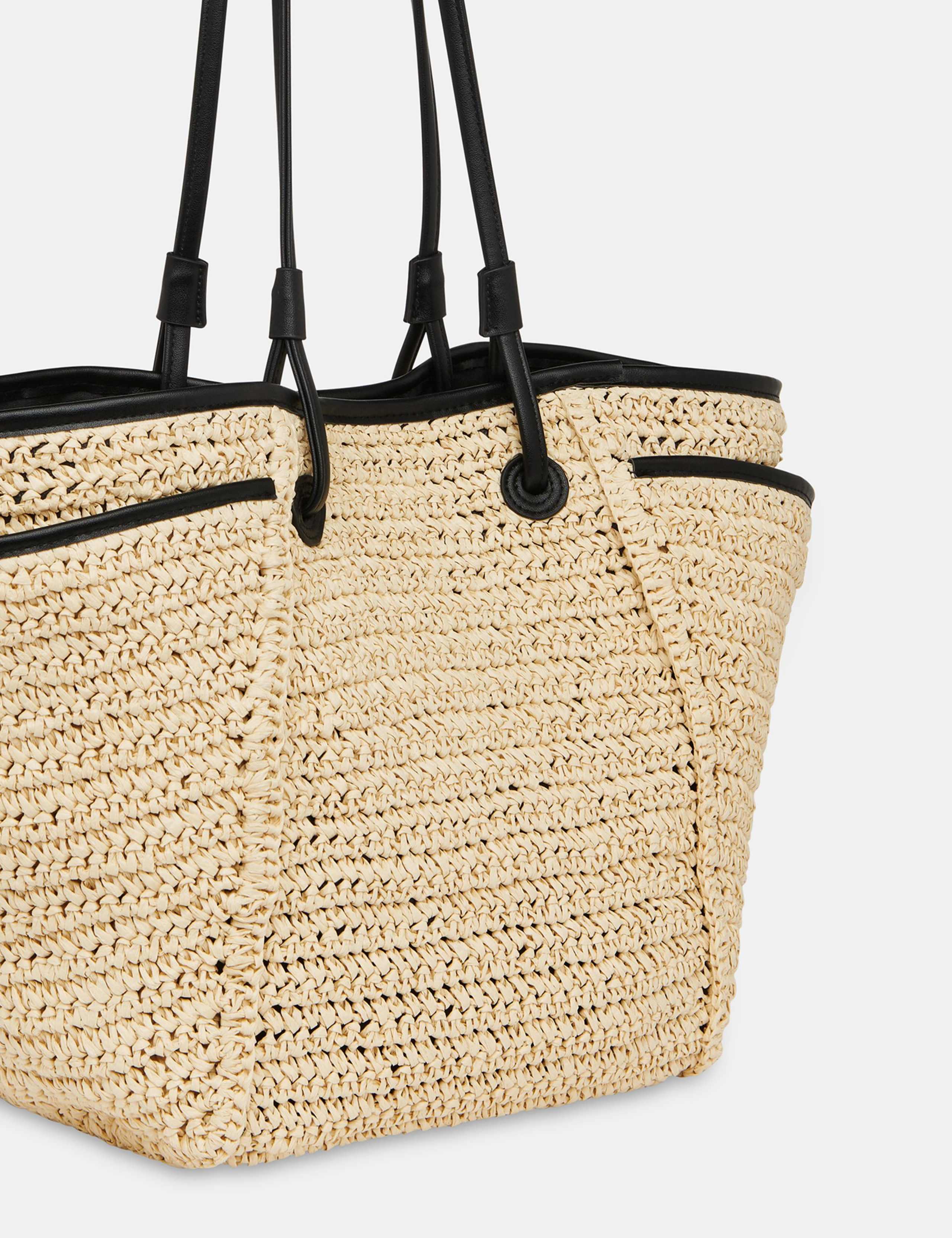 Zoelle Straw Tote Bag 2 of 3