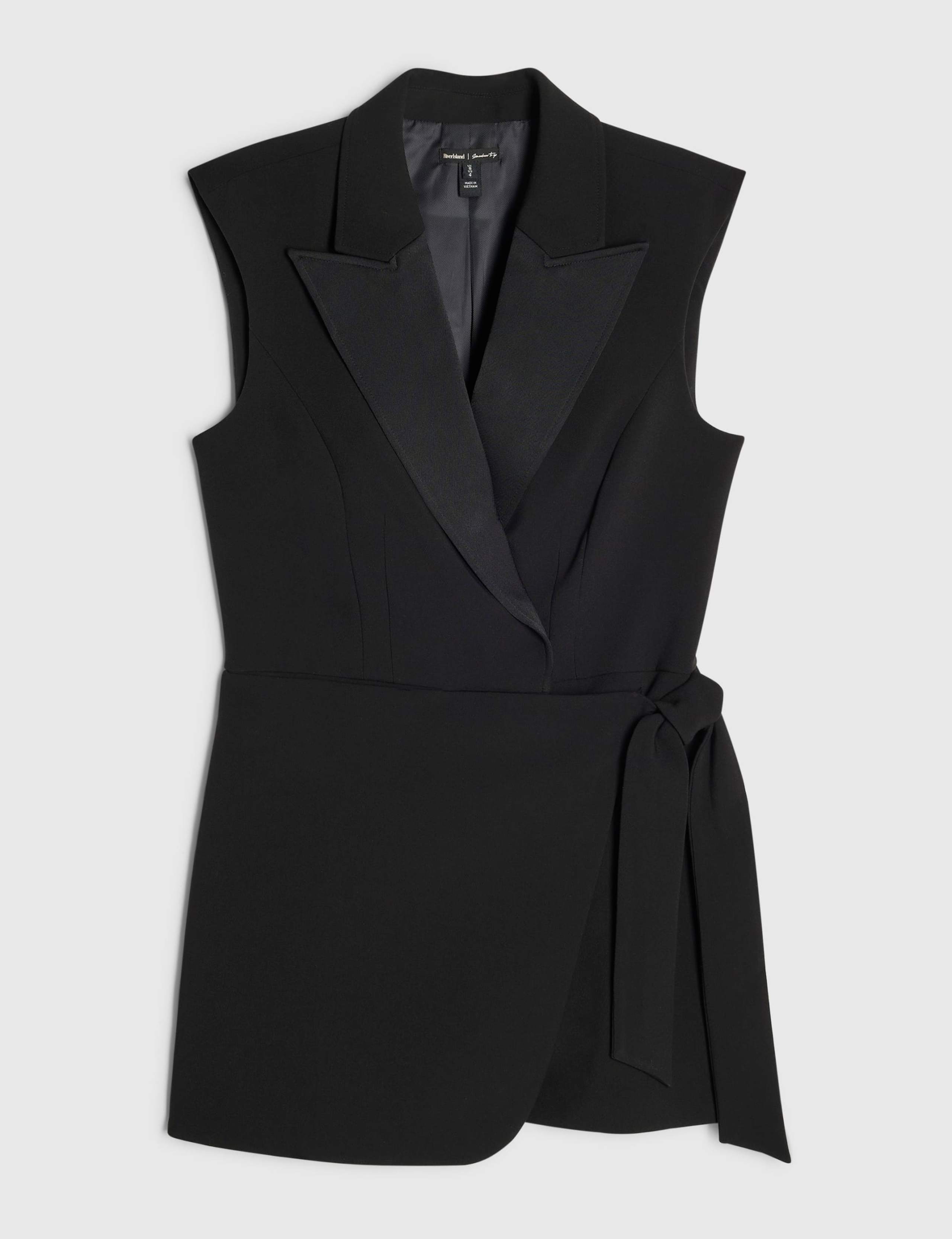 Collared Tuxedo Detail Playsuit 2 of 6