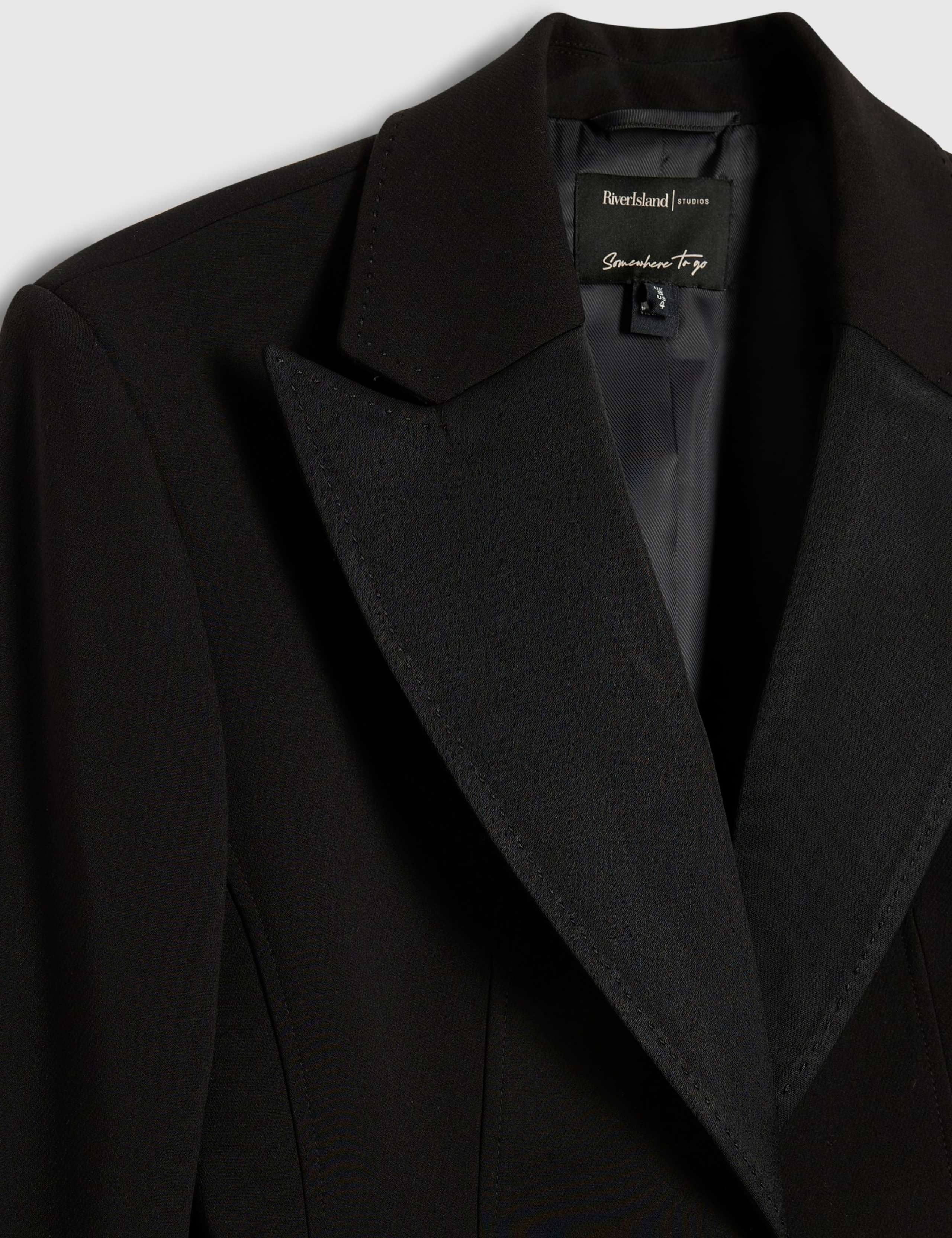 Slim Fit Tuxedo Detail Blazer 5 of 6