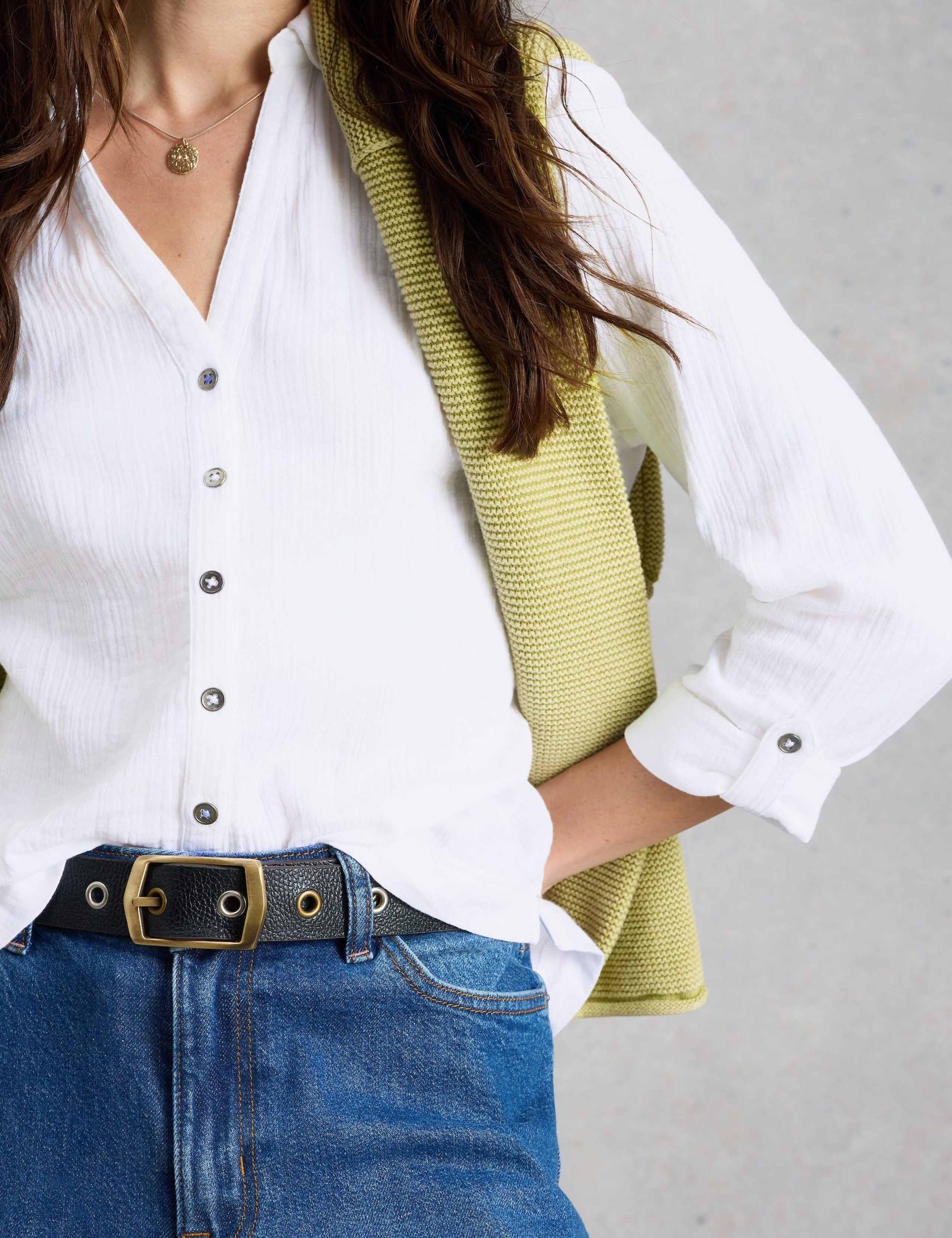 Pure Cotton Double Cloth Shirt 6 of 6