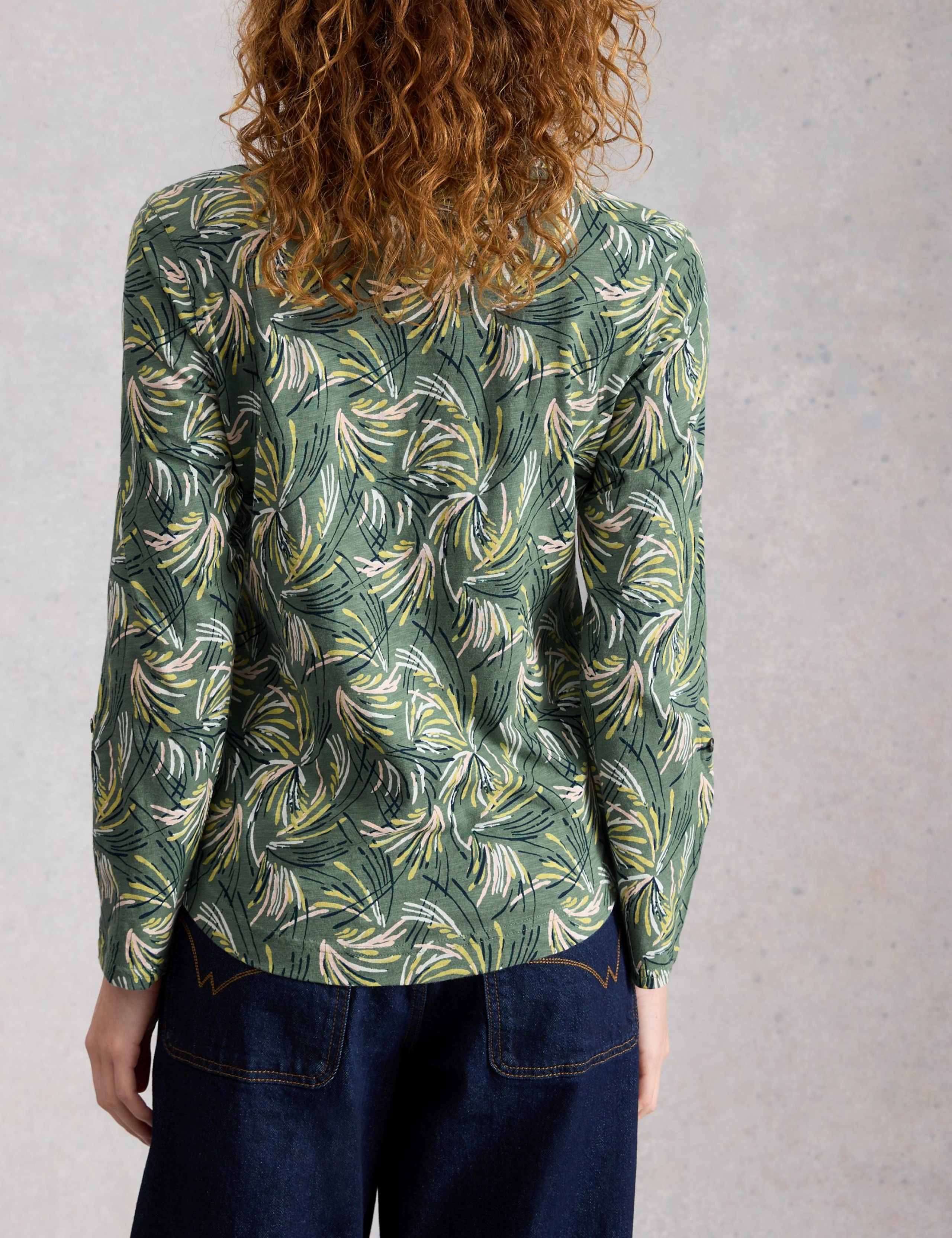 Jersey Print Collared Shirt 3 of 6