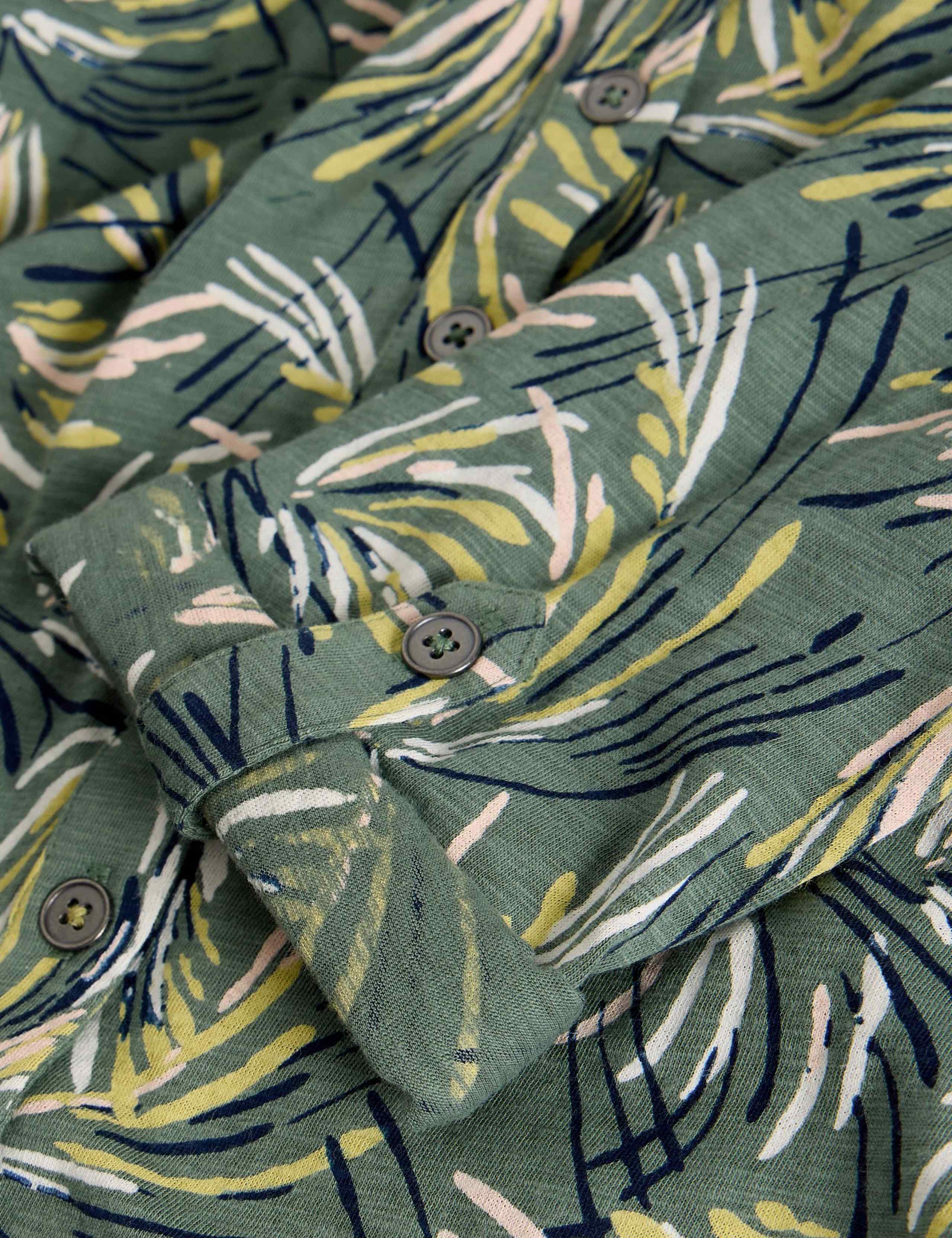 Jersey Print Collared Shirt 6 of 6