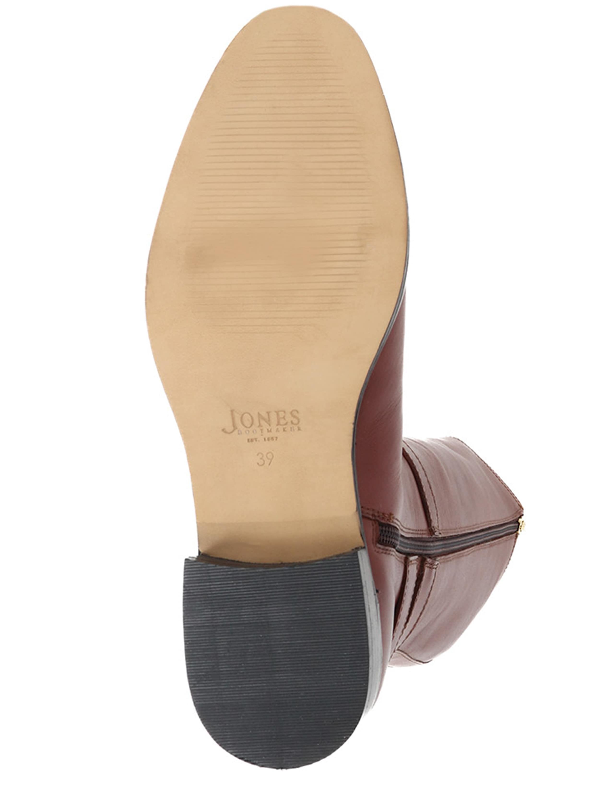 Leather Buckle Block Heel Riding Boots 7 of 7