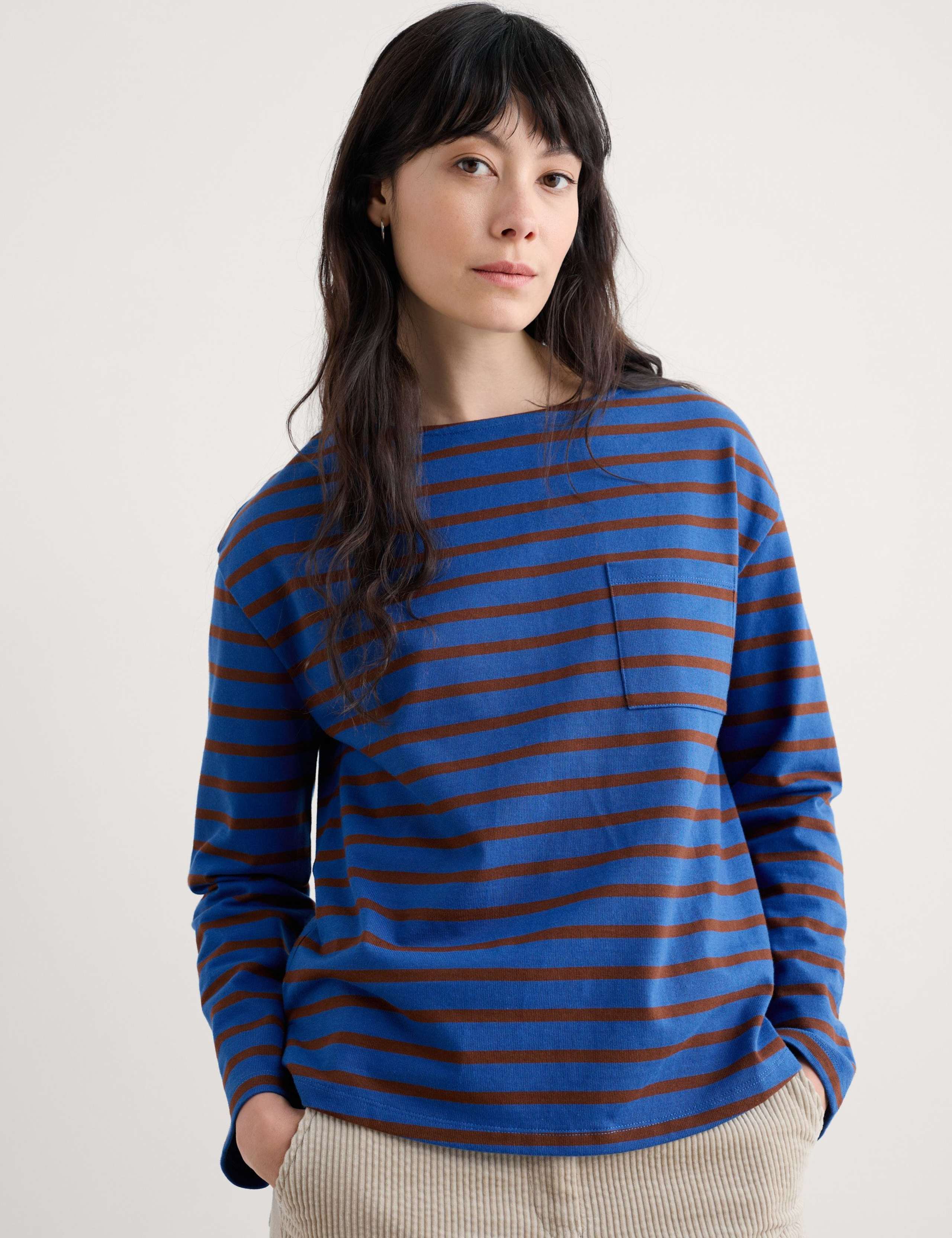 Pure Cotton Floral Funnel Neck Top 4 of 5