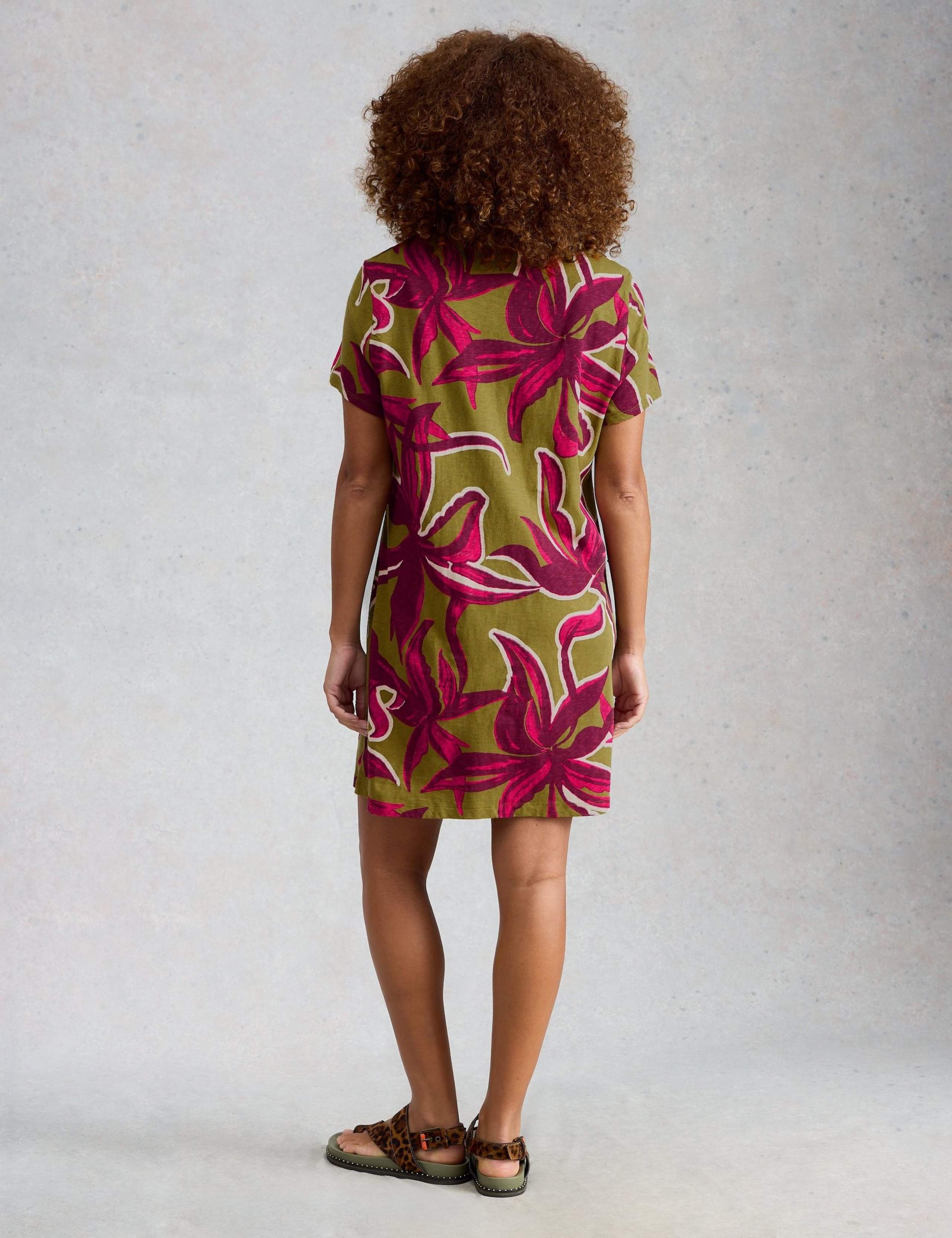 Pure Cotton Printed Mini T-Shirt Dress 3 of 6