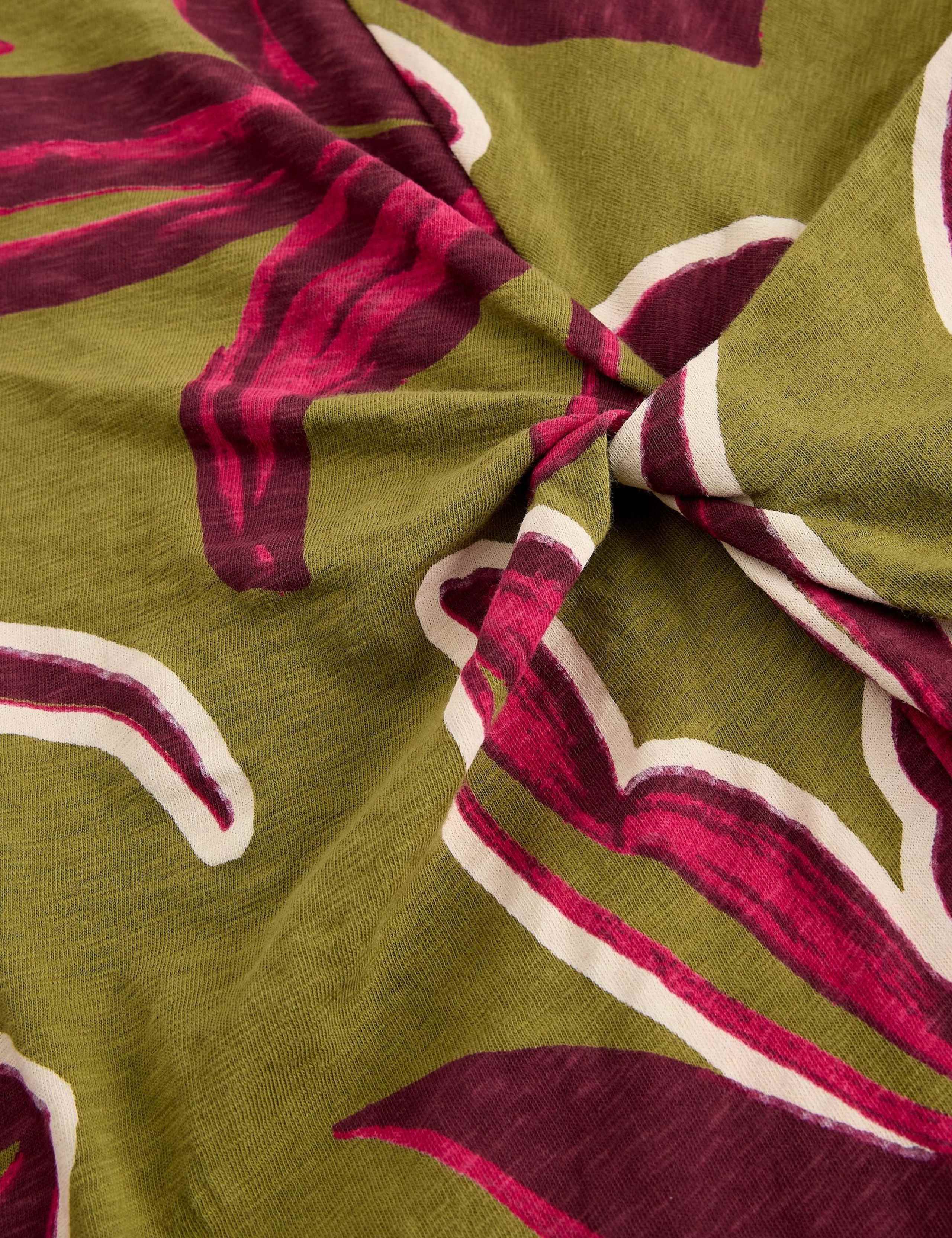 Pure Cotton Printed Mini T-Shirt Dress 6 of 6