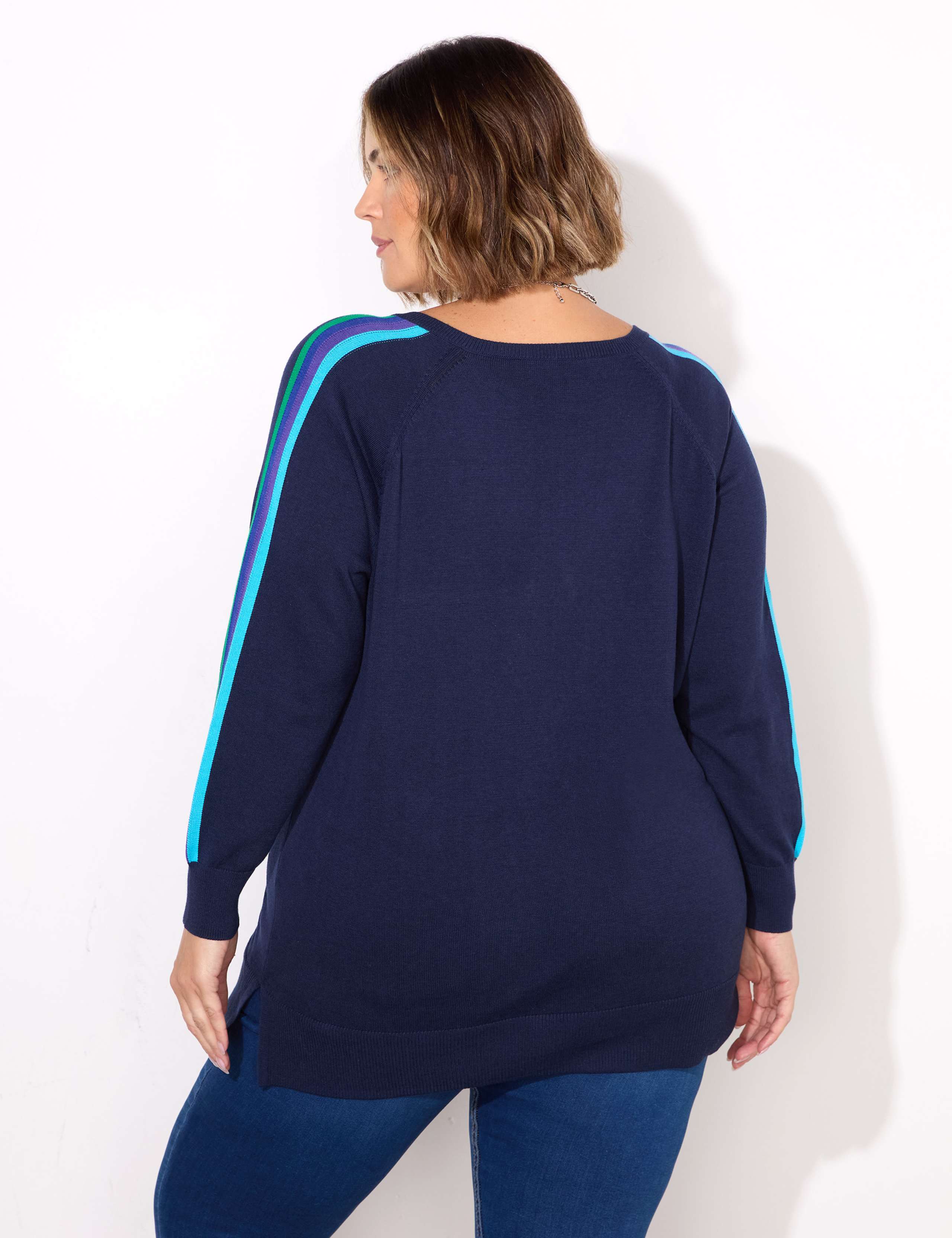 Cotton Rich V-Neck Jumper 2 of 4
