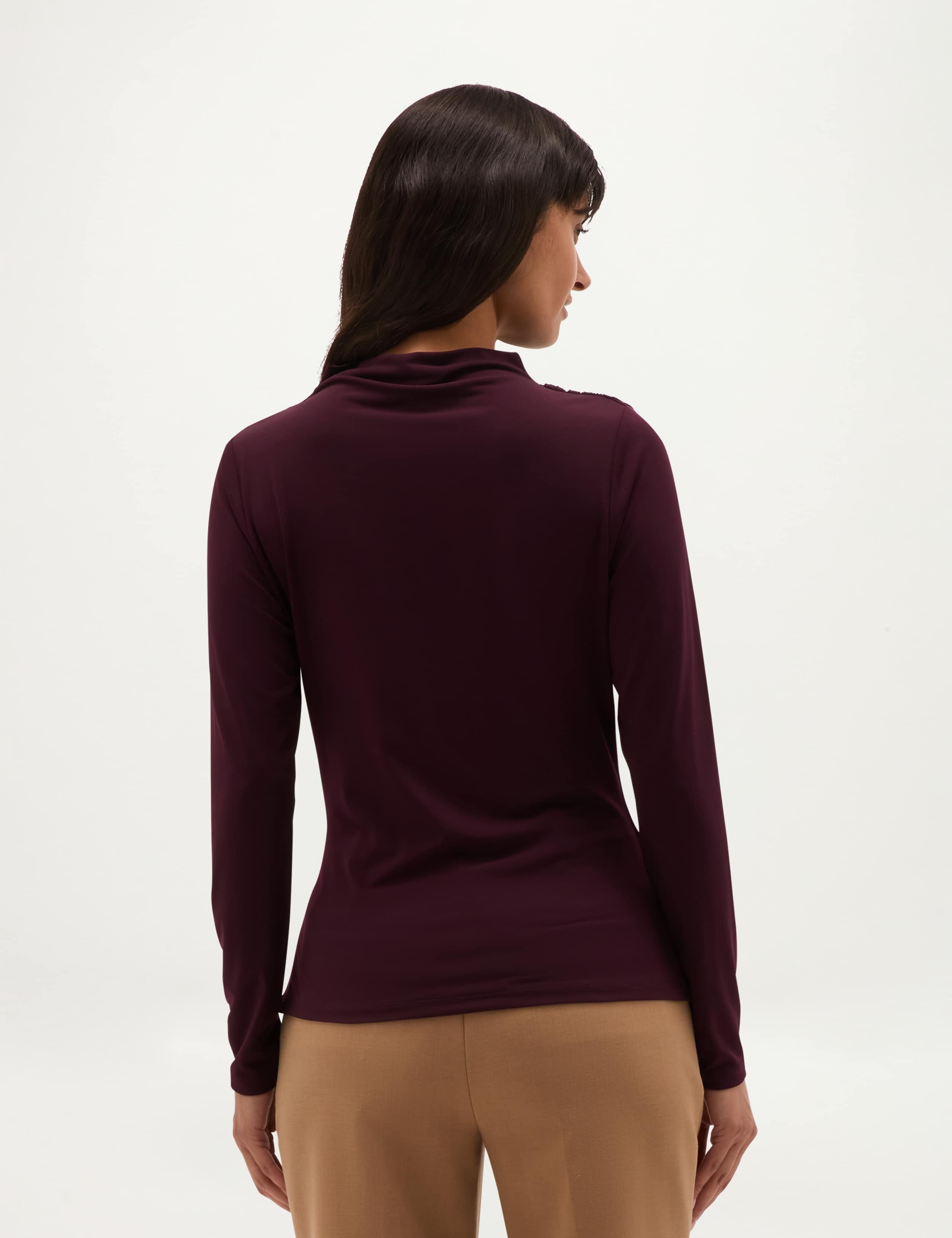 High Neck Ruched Detail Top 4 of 6