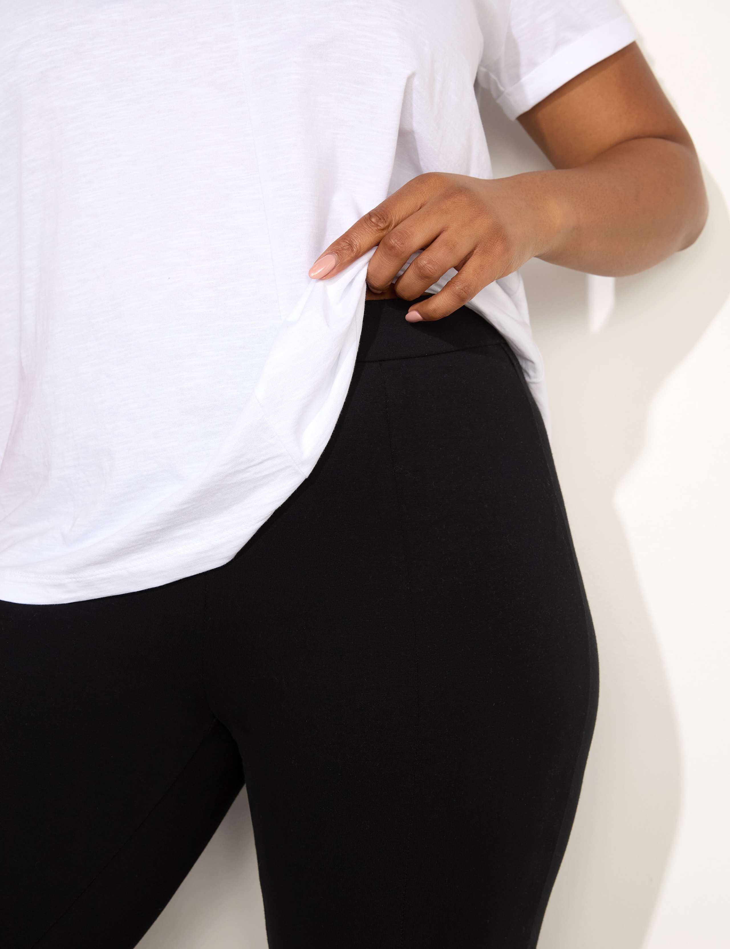 Cotton Rich Flared Leggings 2 of 3