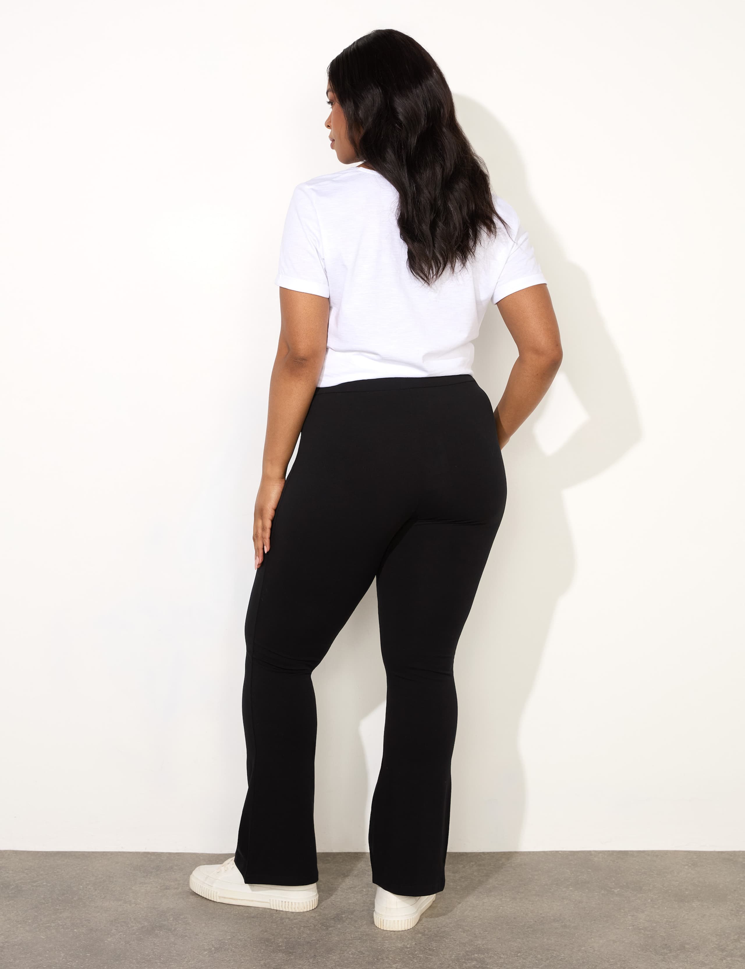 Cotton Rich Flared Leggings 3 of 3